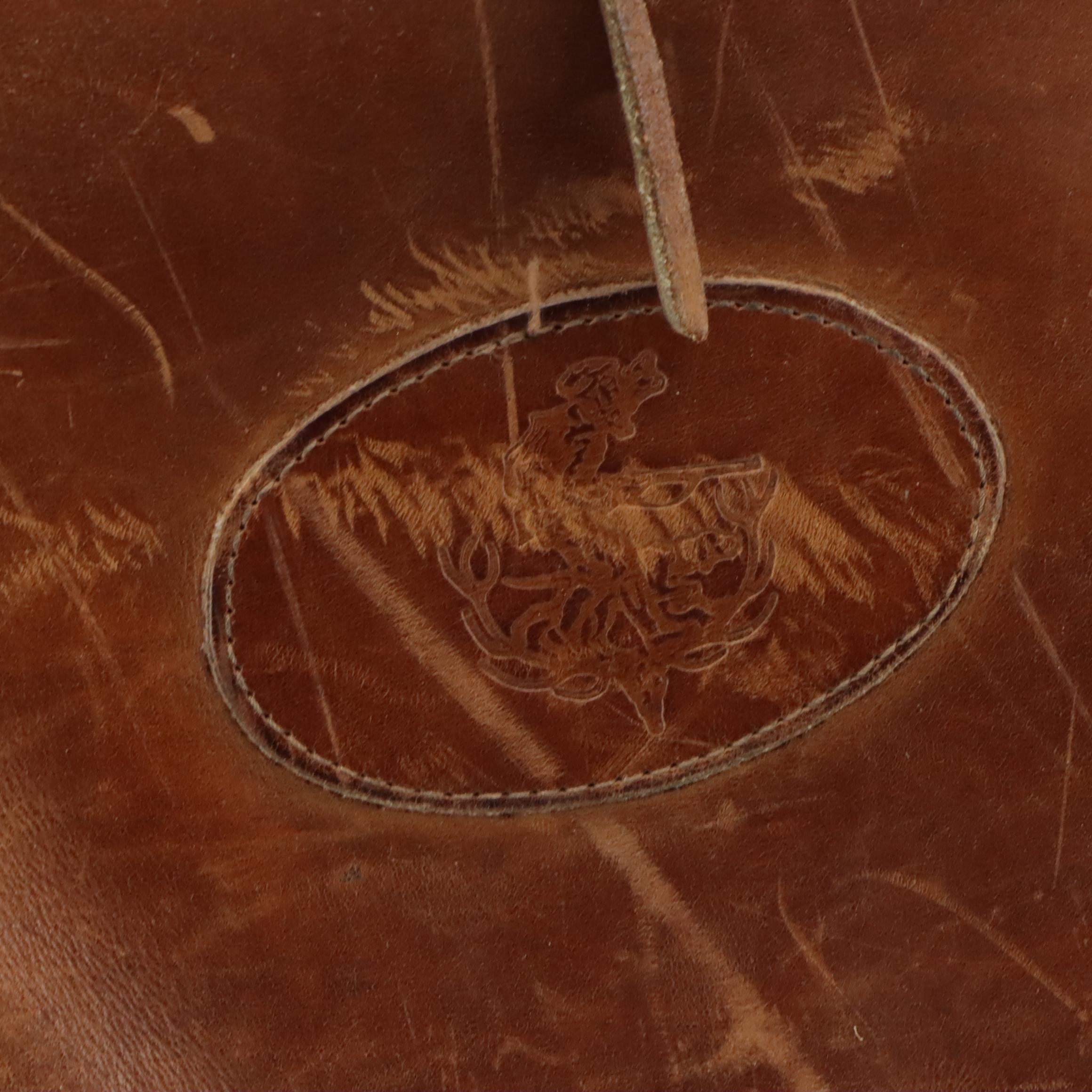 Gokey Company Leather Messenger Bag and Duluth Two-Way Travel Bag