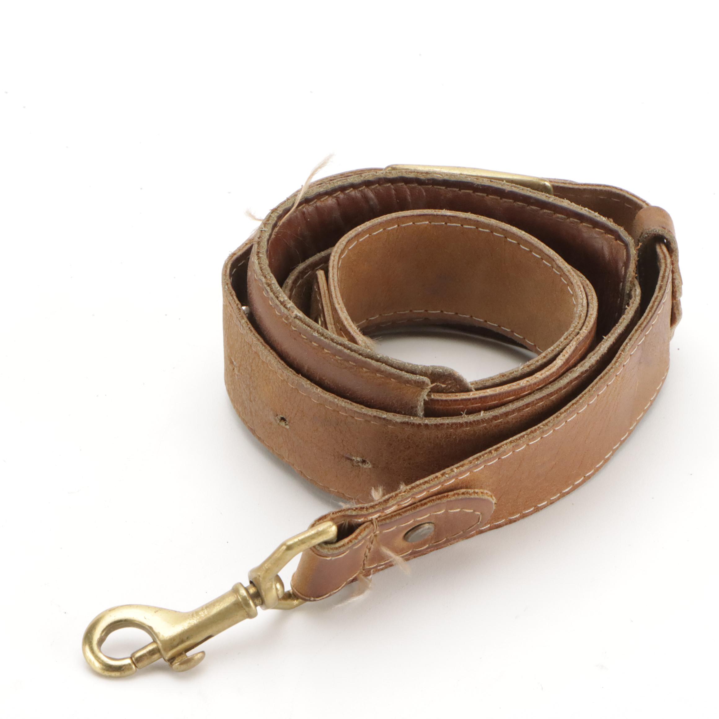 Gokey Company Leather Messenger Bag and Duluth Two-Way Travel Bag