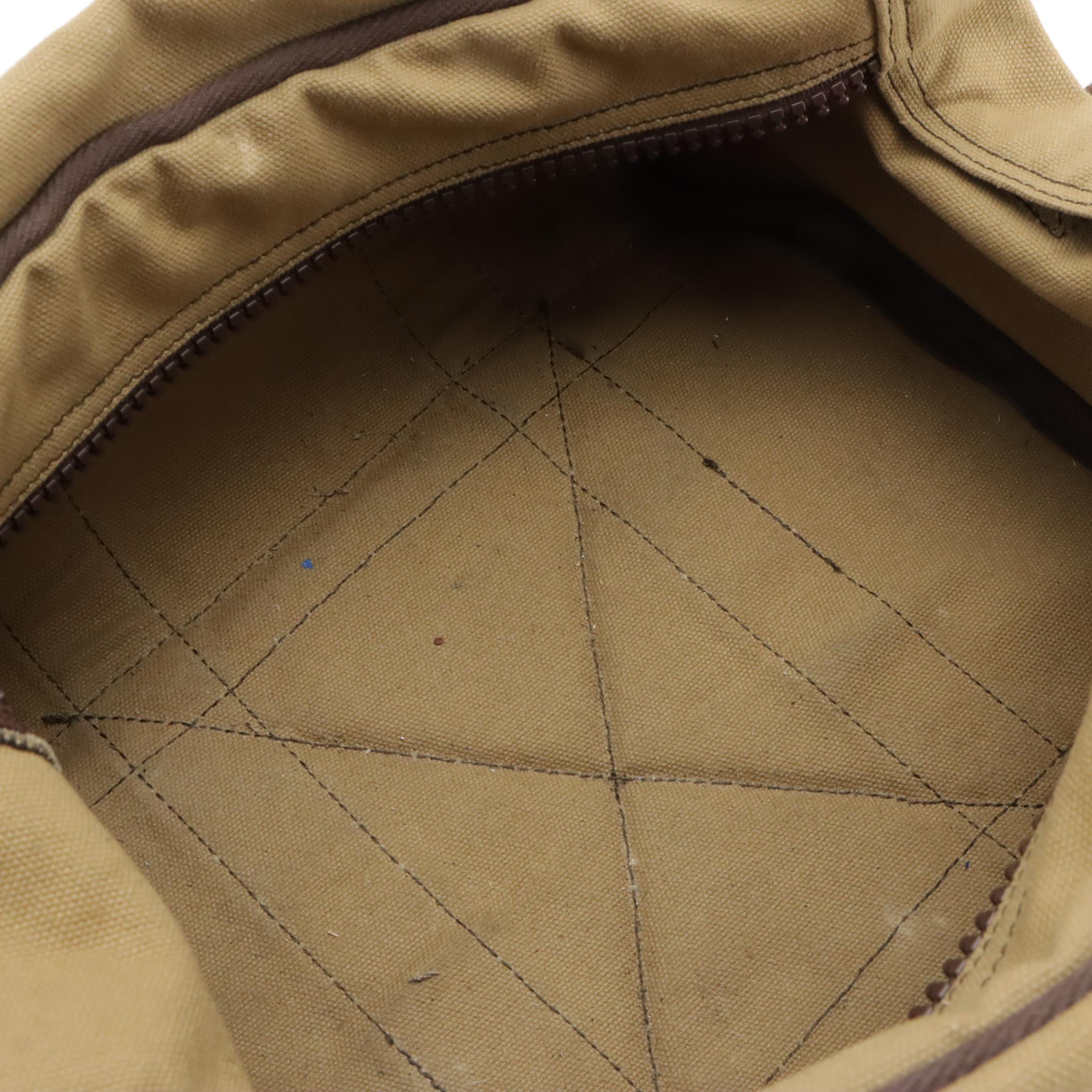 Gokey Company Leather Messenger Bag and Duluth Two-Way Travel Bag