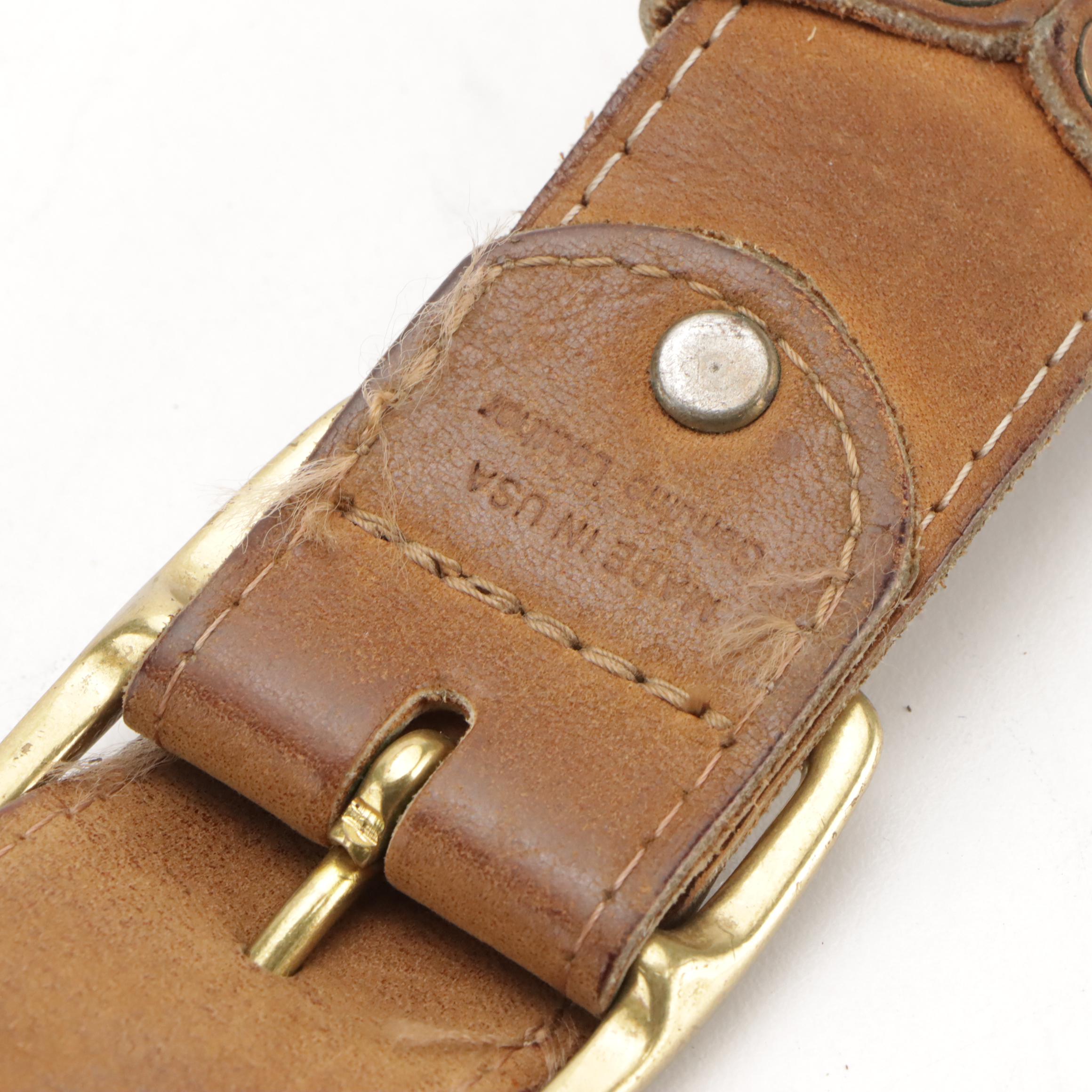 Gokey Company Leather Messenger Bag and Duluth Two-Way Travel Bag