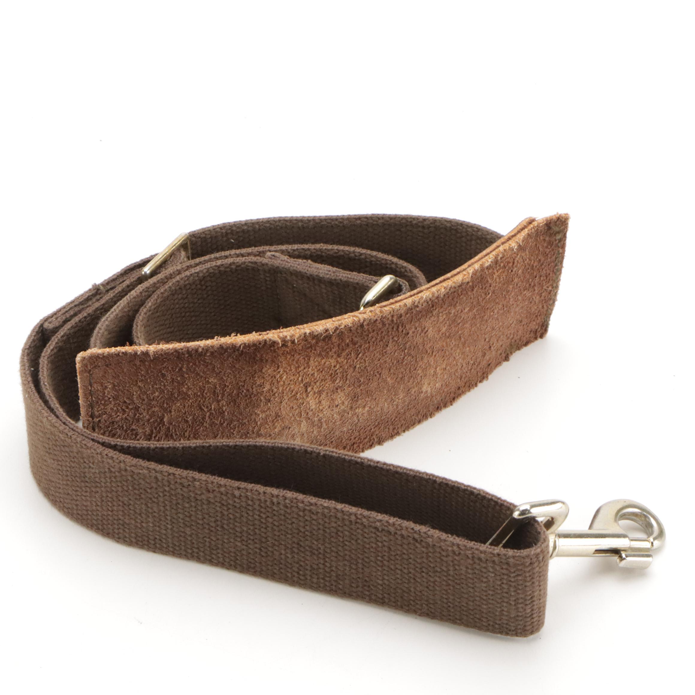 Gokey Company Leather Messenger Bag and Duluth Two-Way Travel Bag