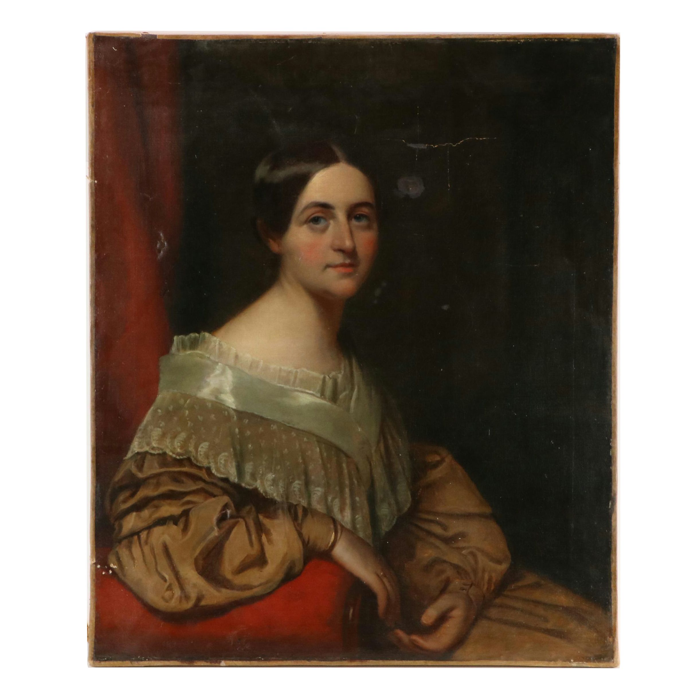 Oil Portrait of a Woman, Late 19th / 20th Century