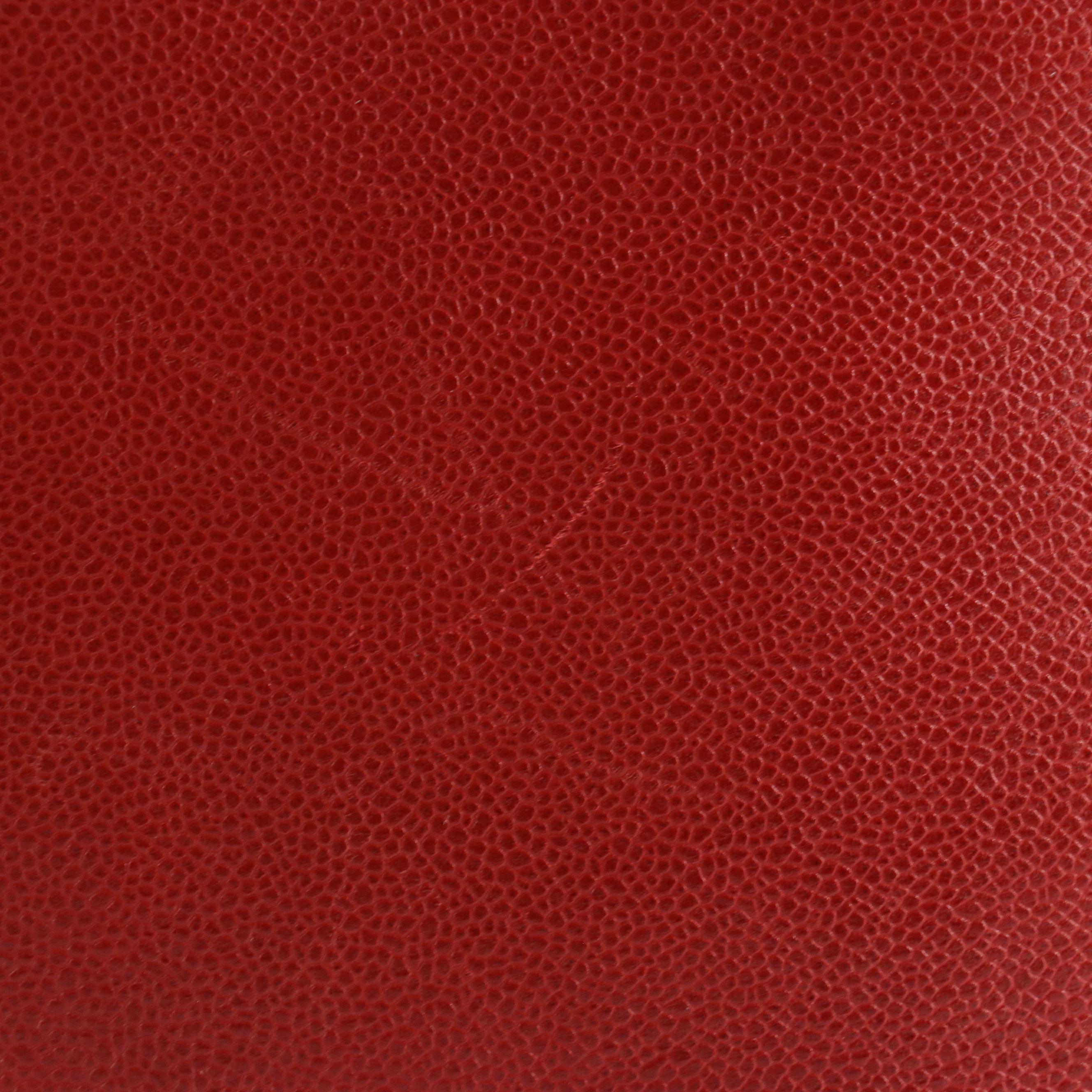 Chanel Red Caviar Leather Triple Coco Tote Bag