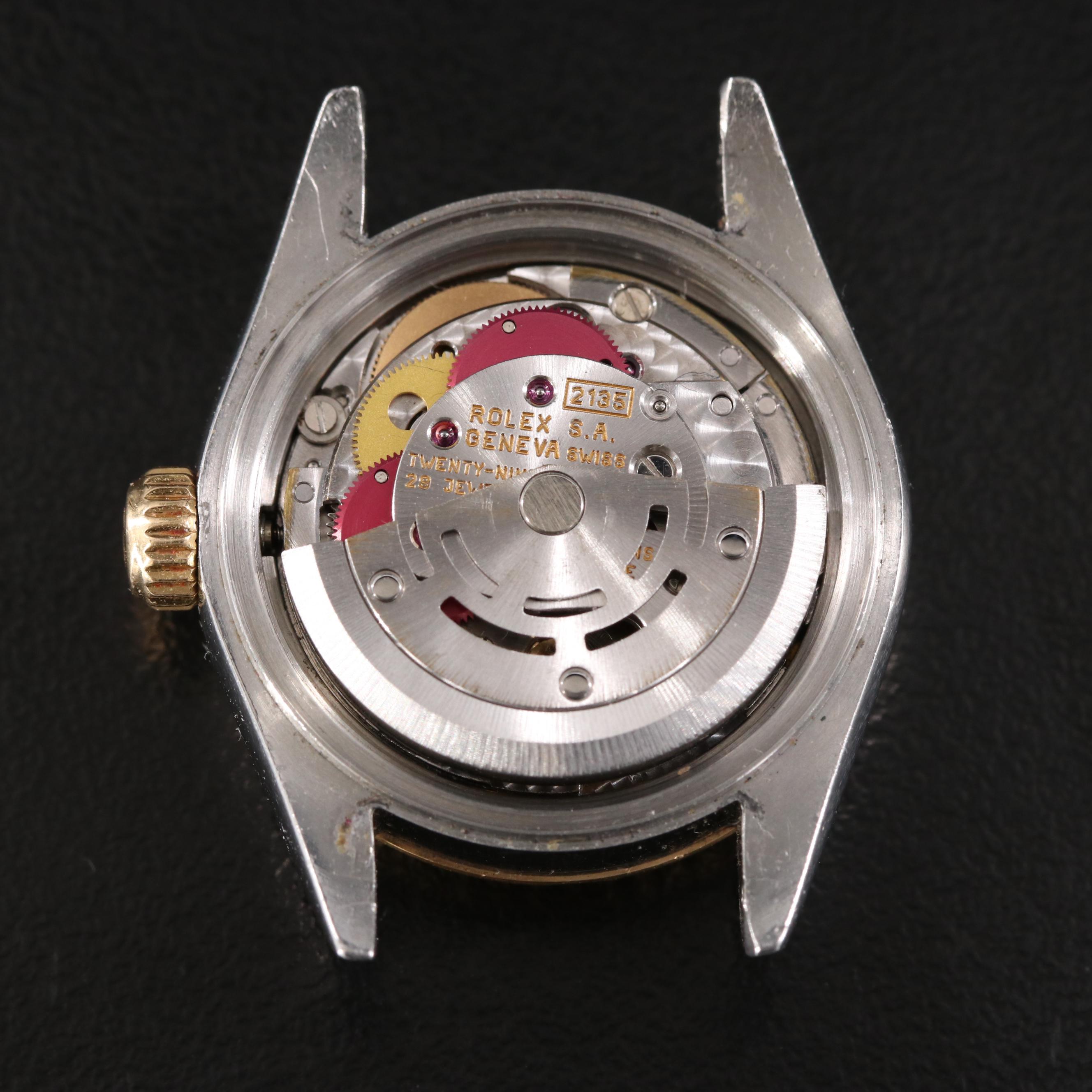 1996 Rolex Datejust Two-Tone White Roman Dial Watch