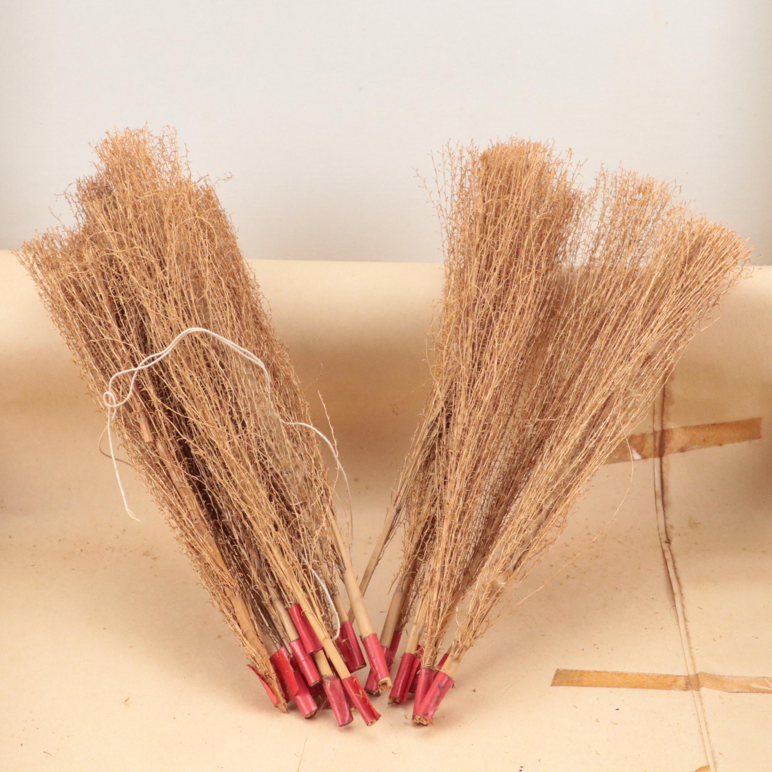 Japanese Paper and Wood Centipede Kite and Chinese Carved Wood Muyu Slit Drums