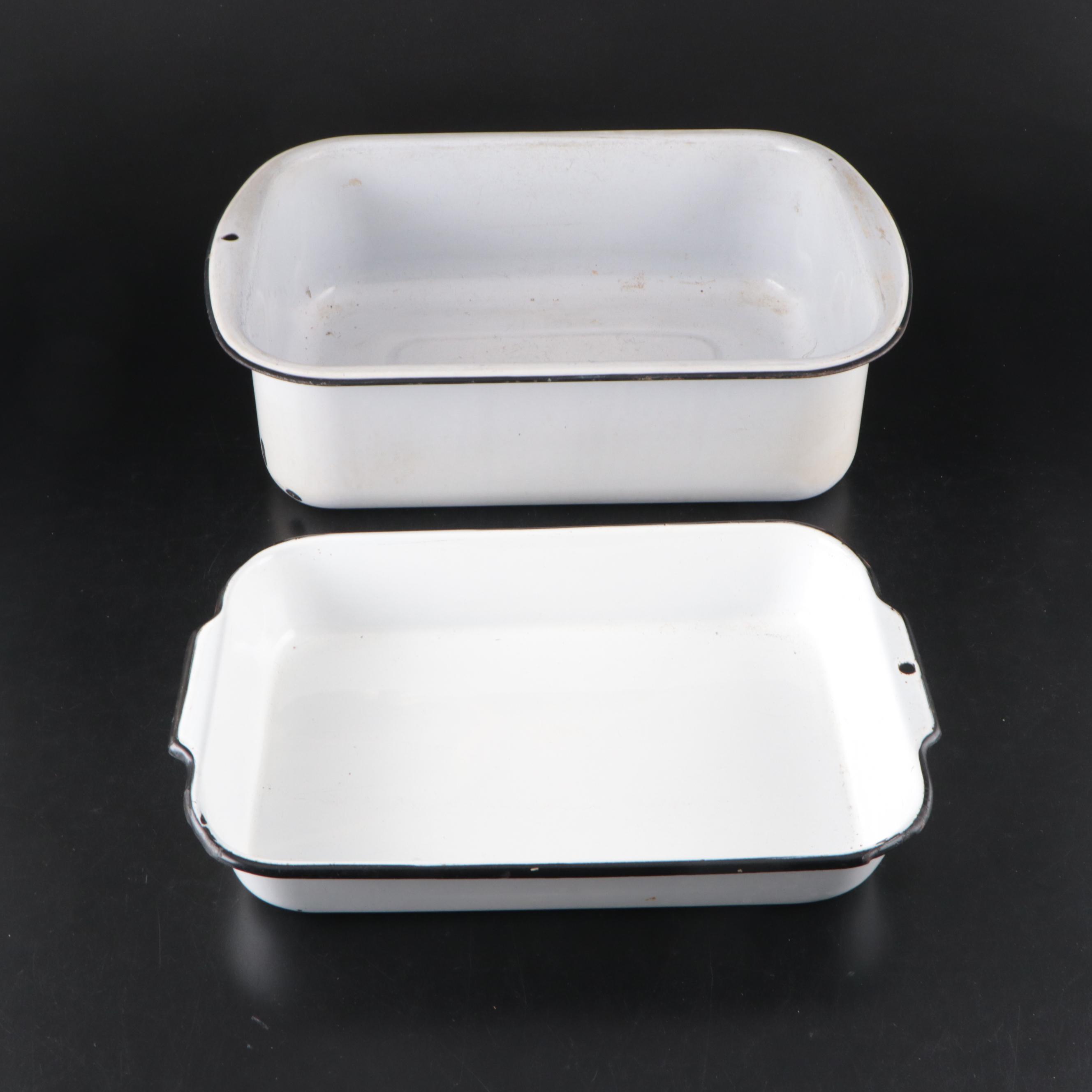 Westfälische and Other Art Deco Style Enameled Kitchenware, Early to Mid-20th C.