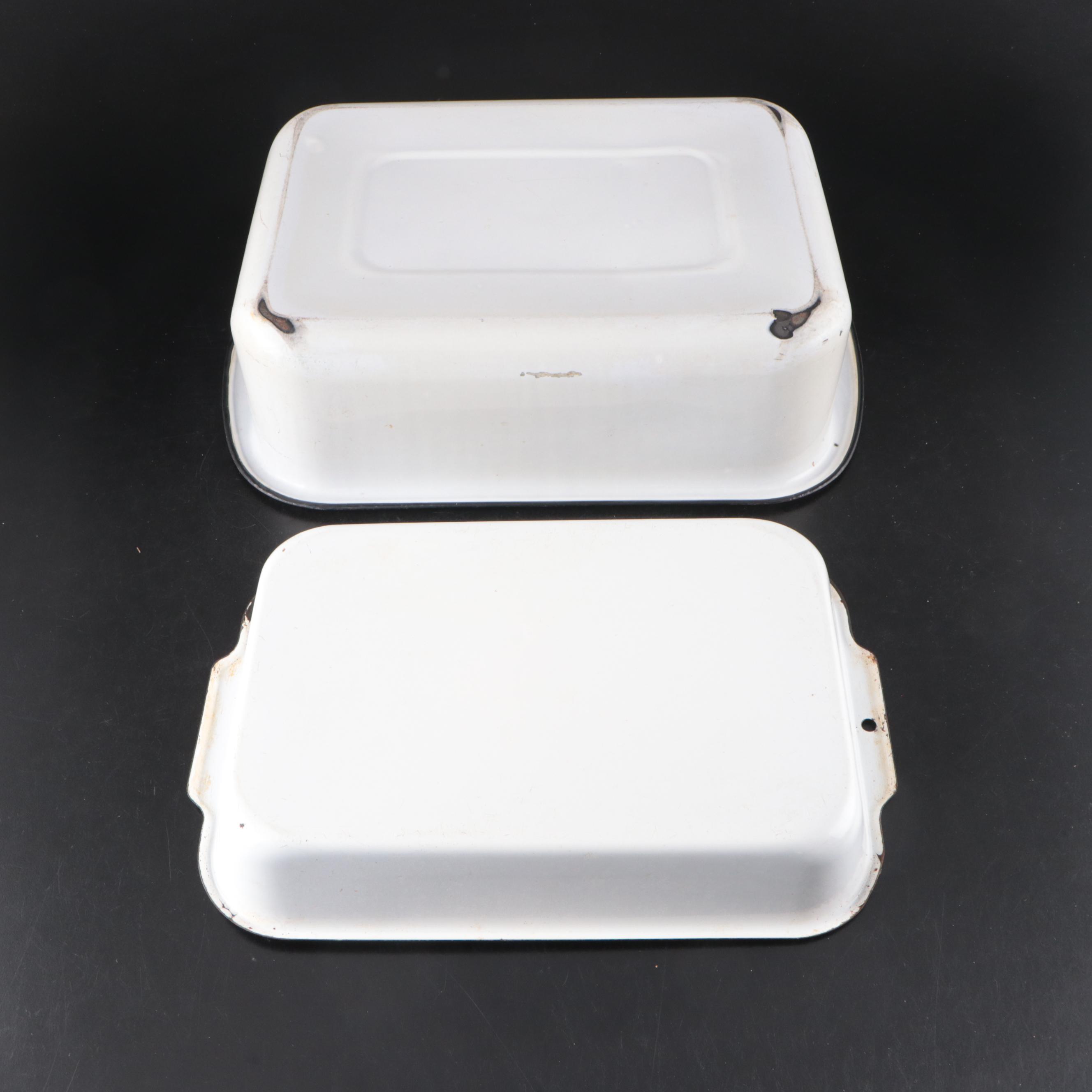 Westfälische and Other Art Deco Style Enameled Kitchenware, Early to Mid-20th C.