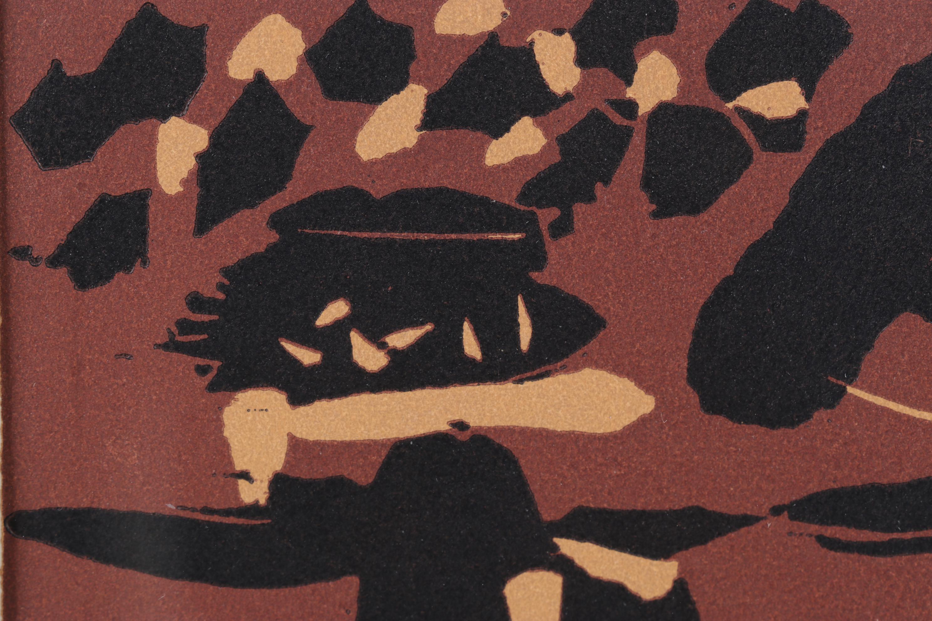 Pablo Picasso Linoleum Cut "Mounted Picador", 1962