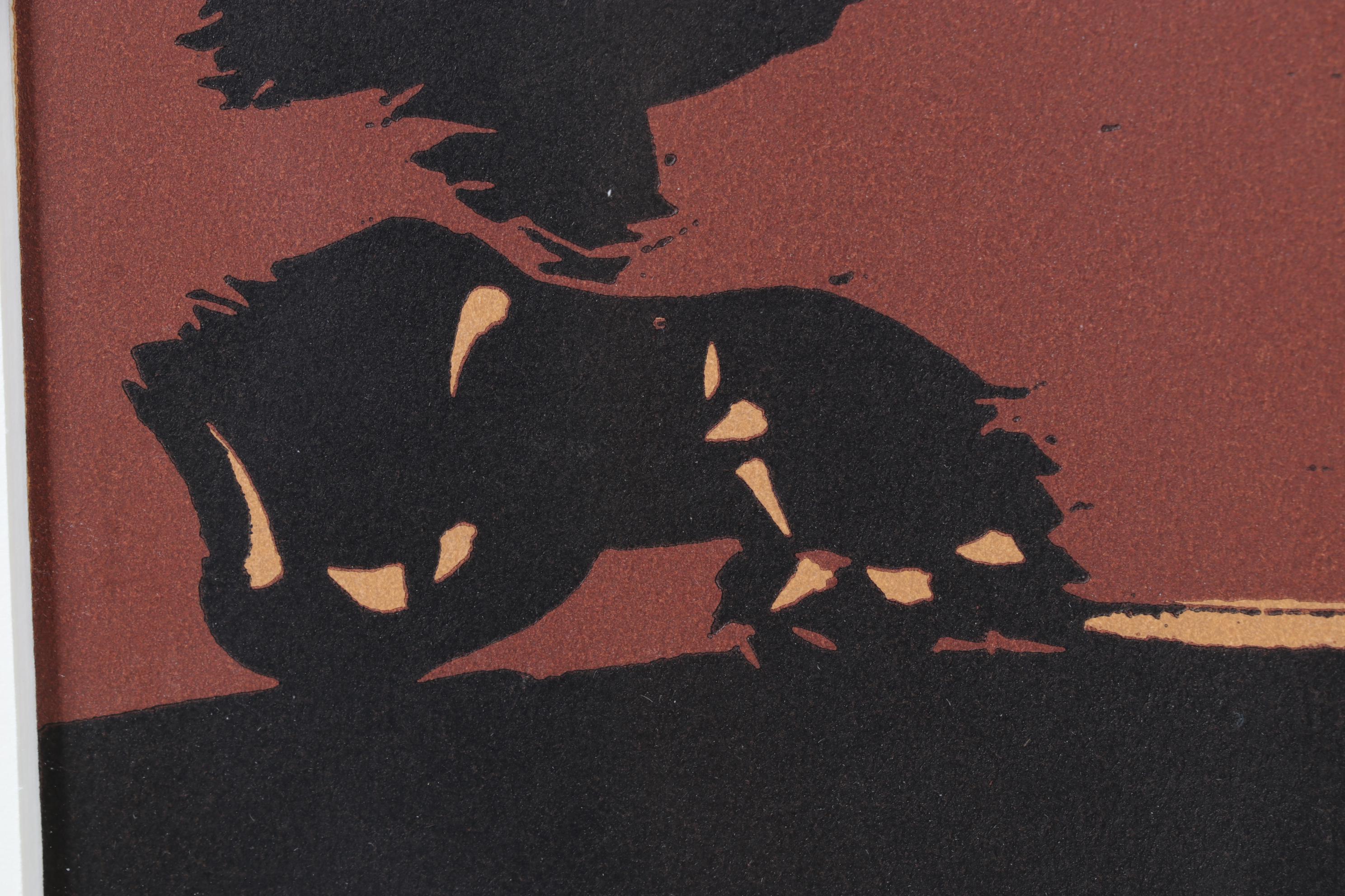 Pablo Picasso Linoleum Cut "Mounted Picador", 1962