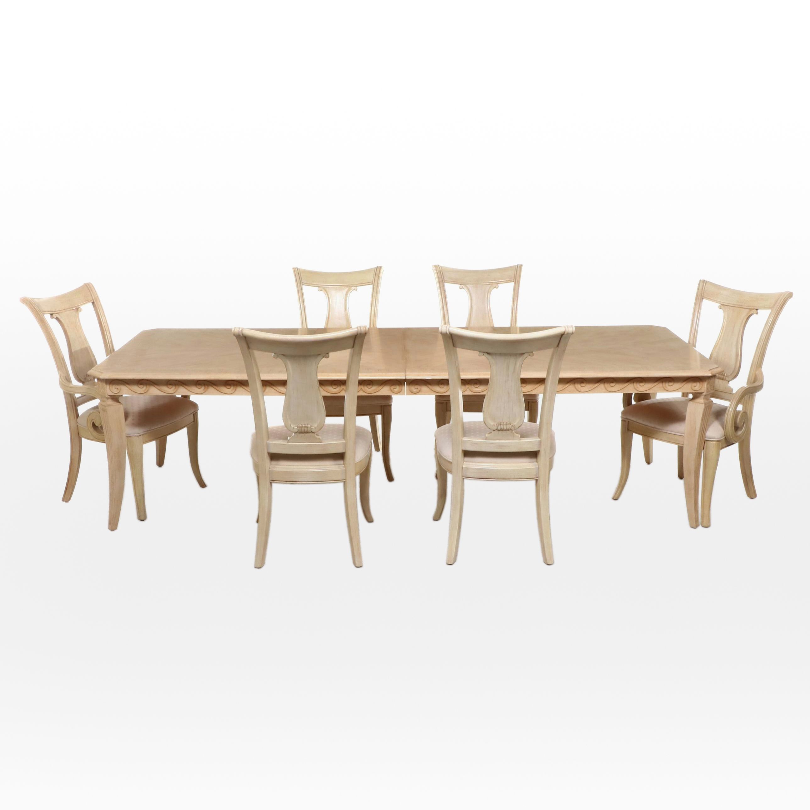 Bernhardt Furniture Seven-Piece French Style Dining Set