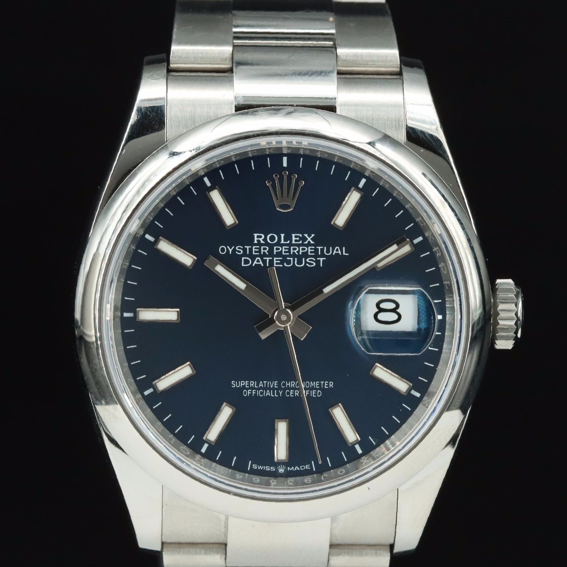 Rolex Datejust 126200 Blue 36mm Automatic Watch