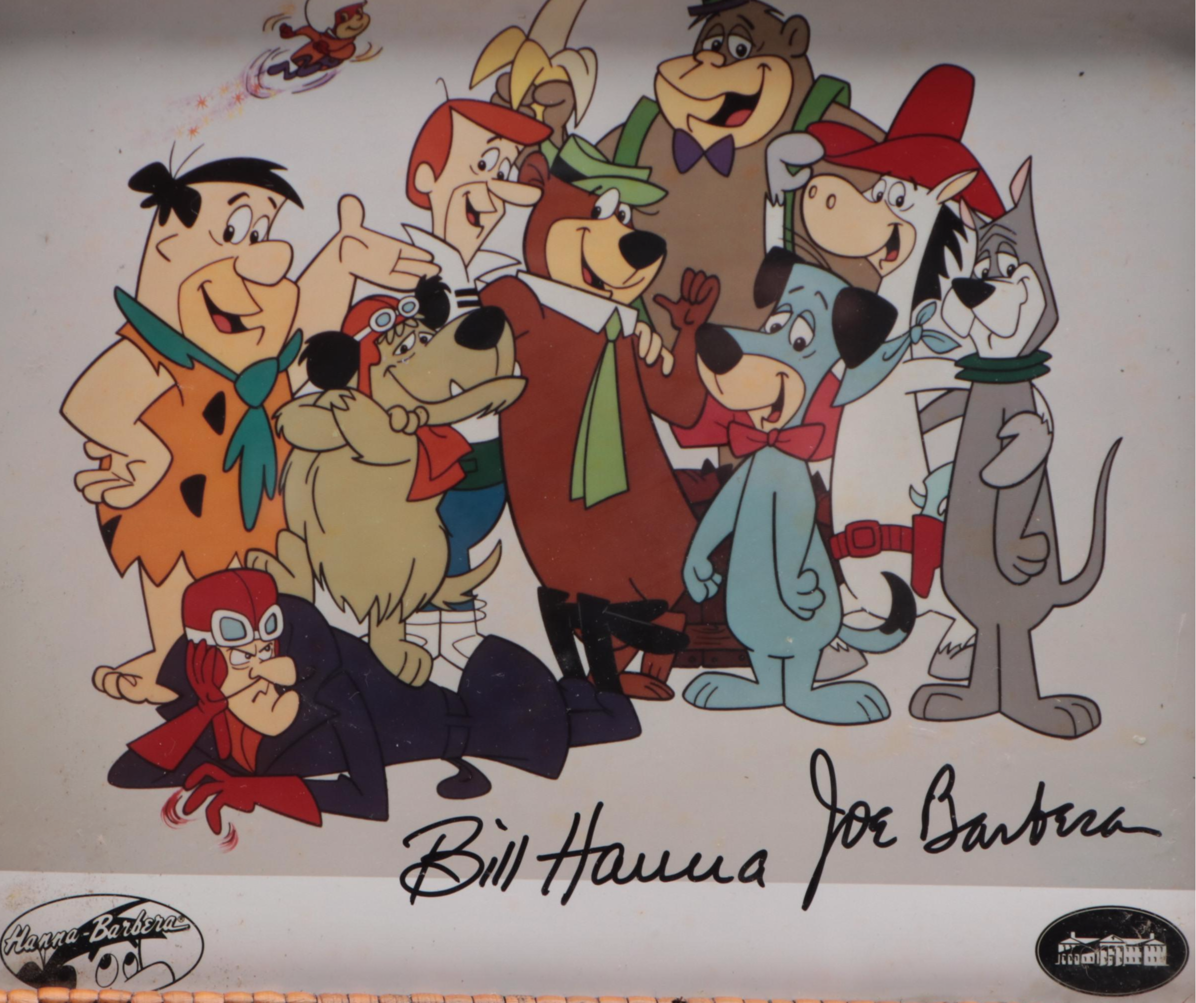 Bill Hanna and Joe Barbera Signed Print