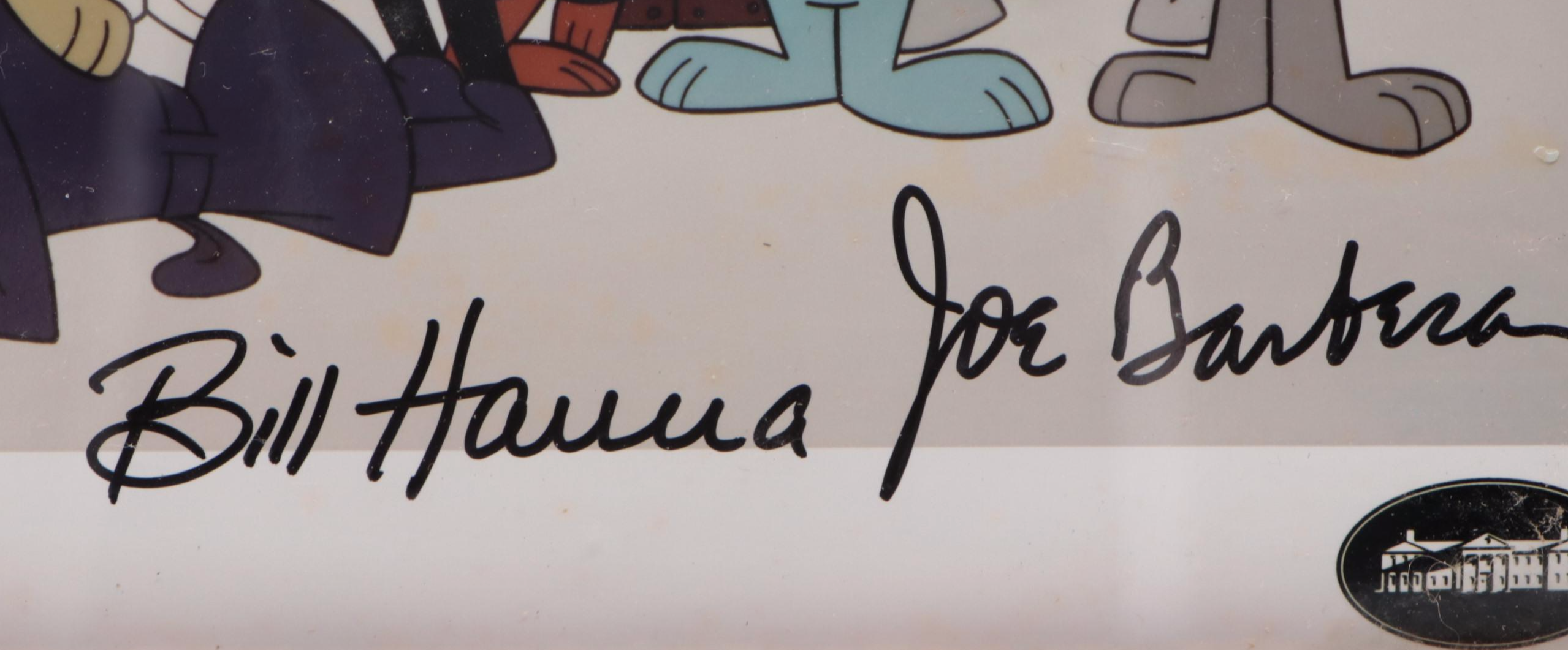 Bill Hanna and Joe Barbera Signed Print