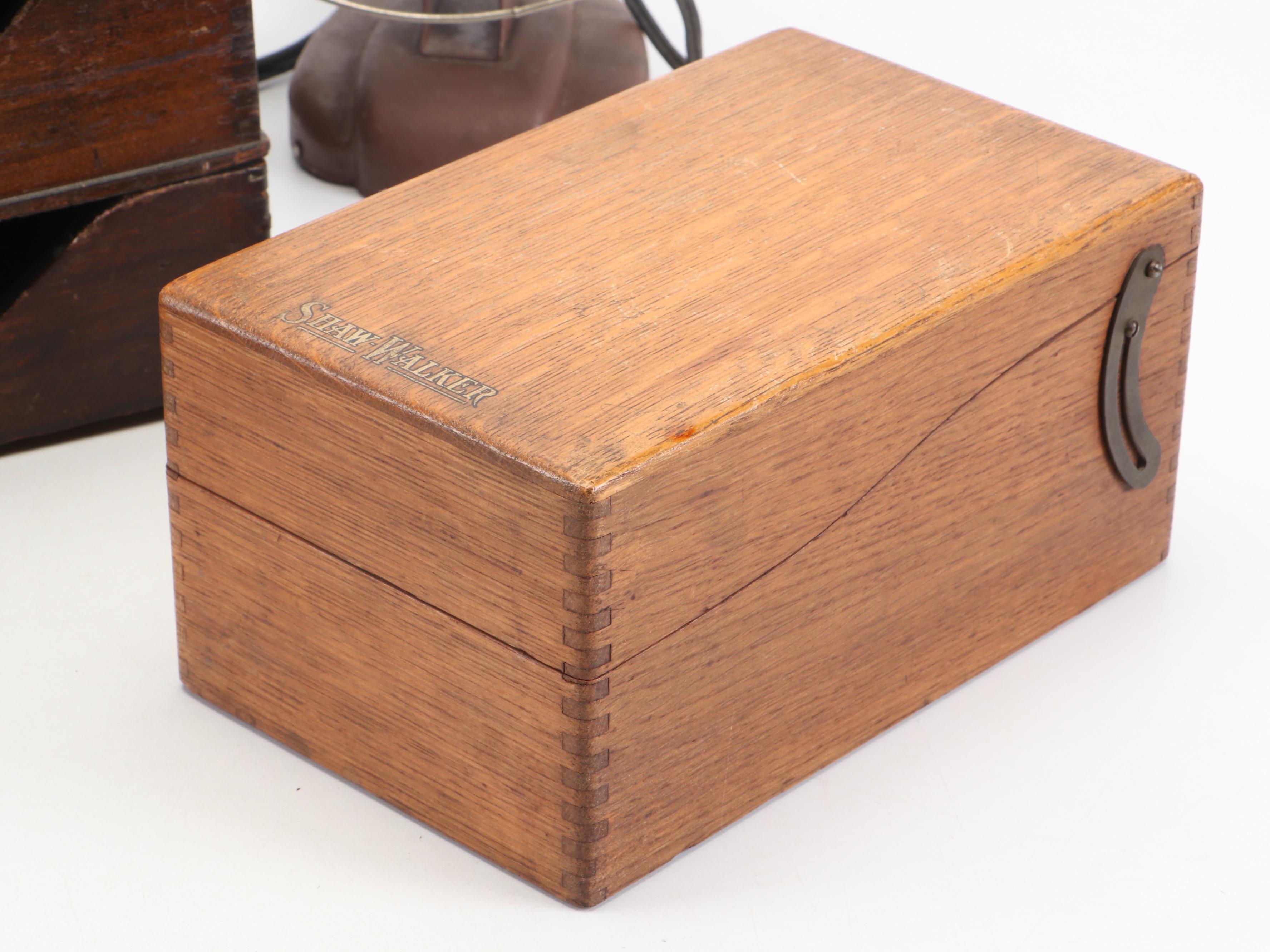 Globe-Werknick Wooden Clipboards with Desk Fan and Other Office Accessories