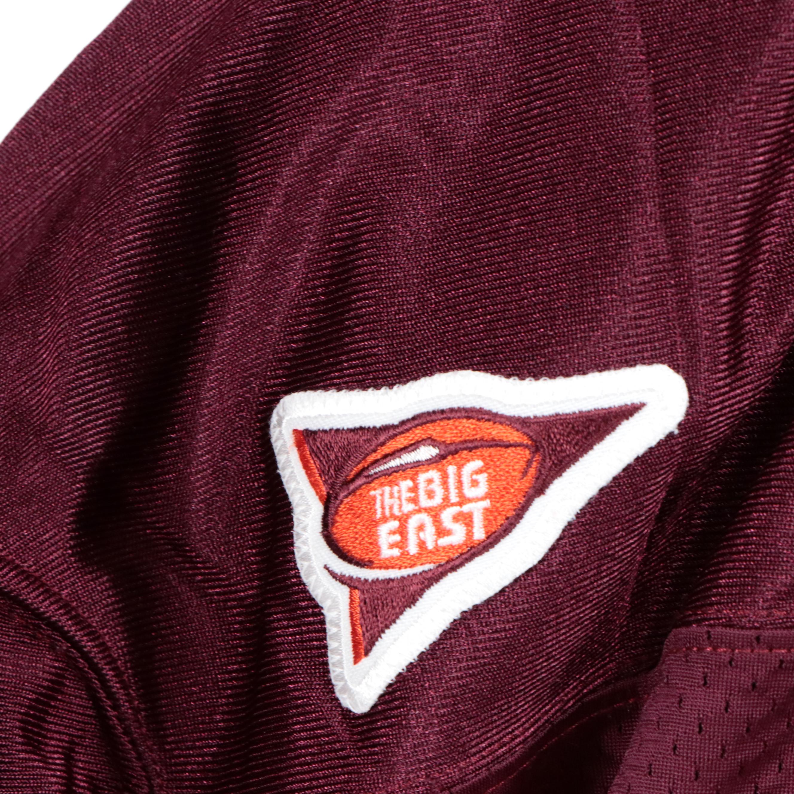 Marcus Vick Player Issued Virginia Tech Jersey with Tyrod Taylor Signed Print