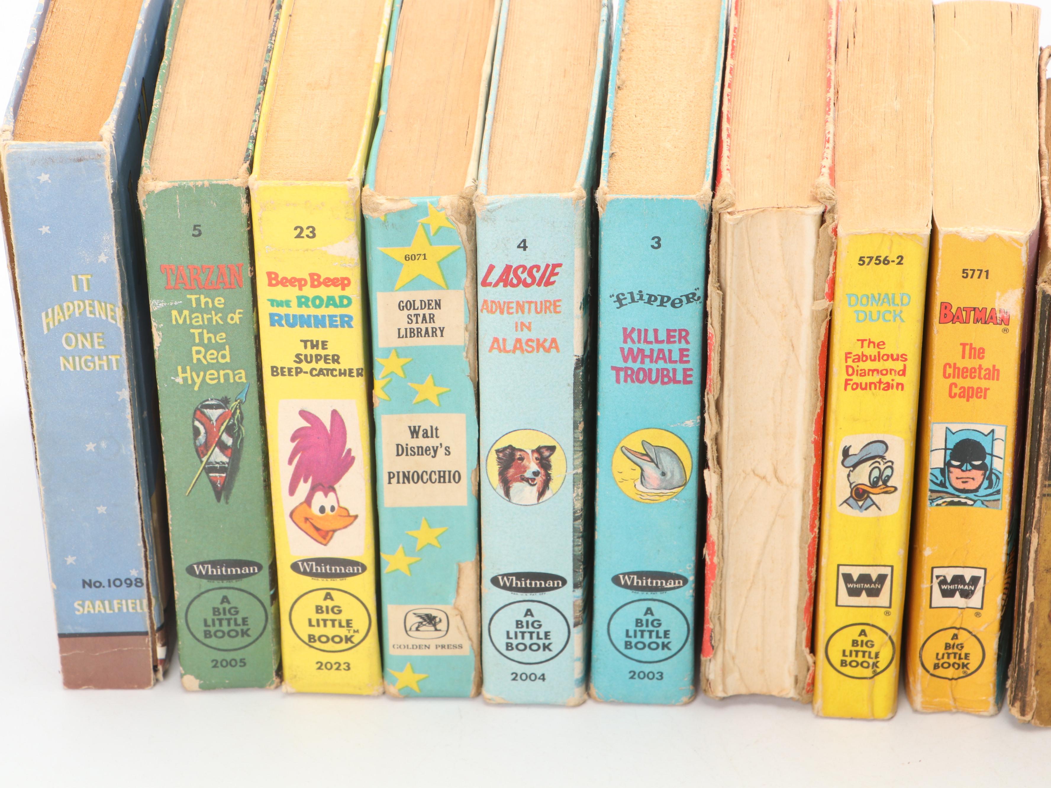 Donald Duck, Batman, Road Runner, and More Big Little Books, Mid-20th Century