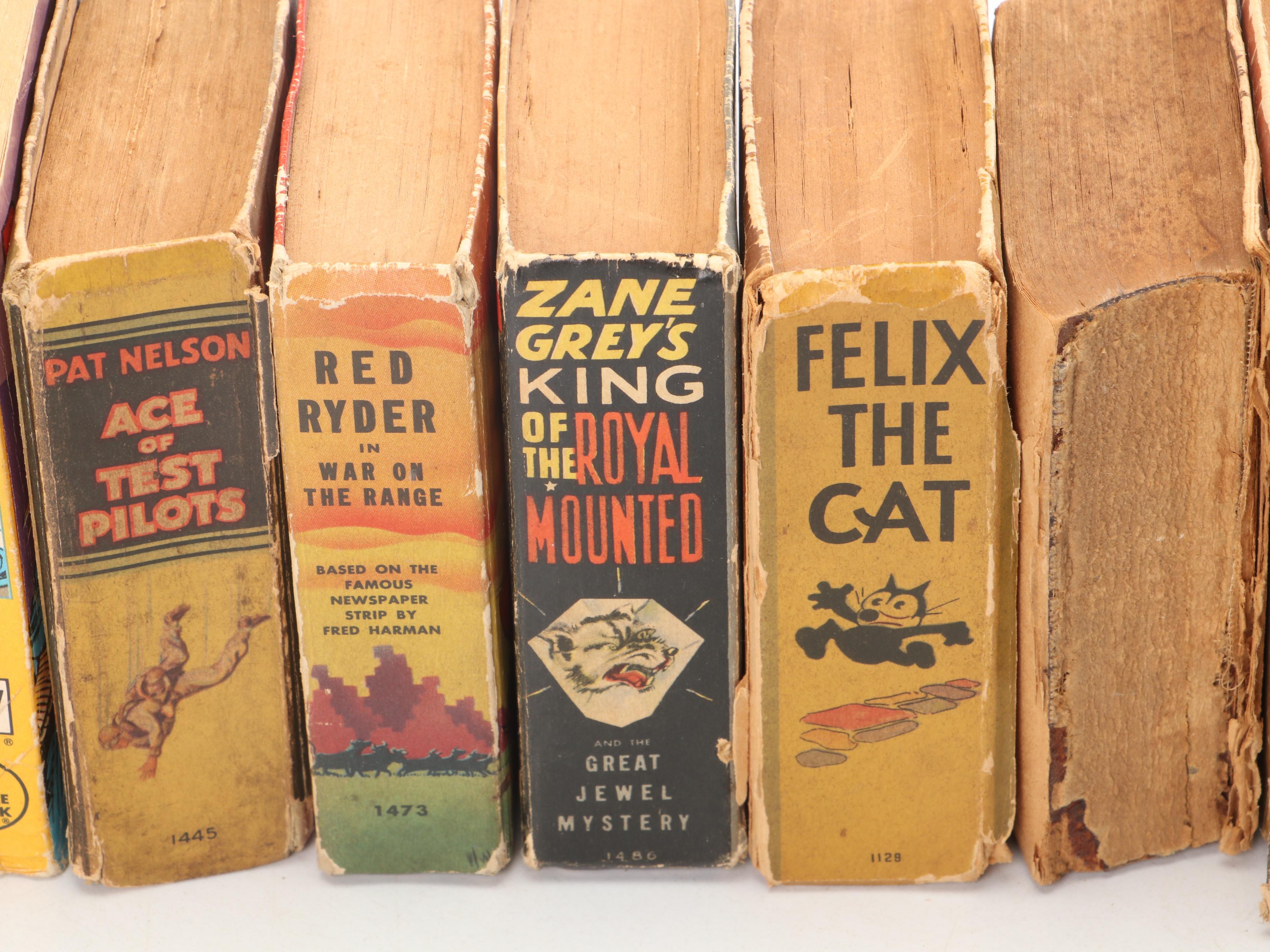 Donald Duck, Batman, Road Runner, and More Big Little Books, Mid-20th Century