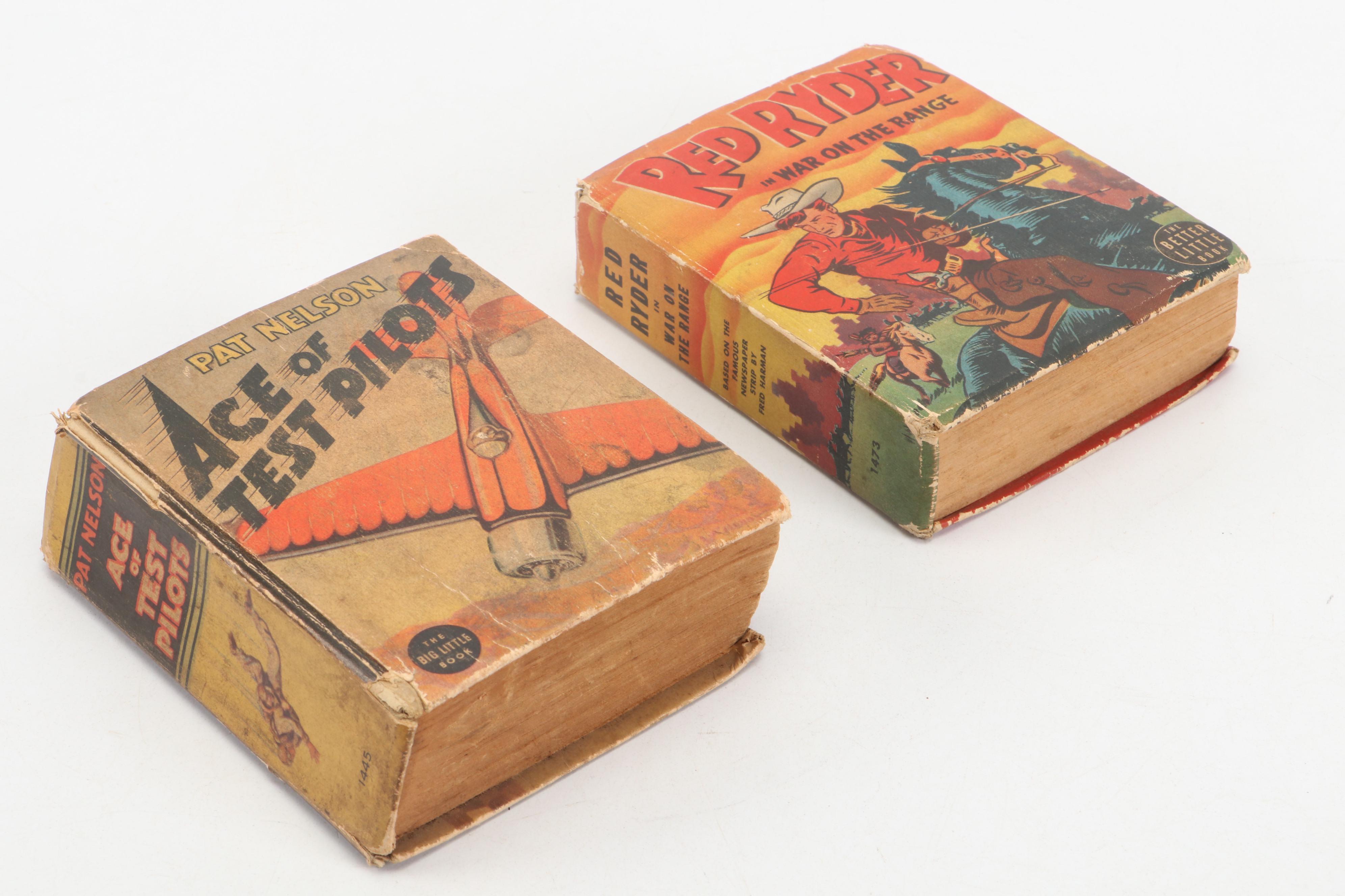 Donald Duck, Batman, Road Runner, and More Big Little Books, Mid-20th Century