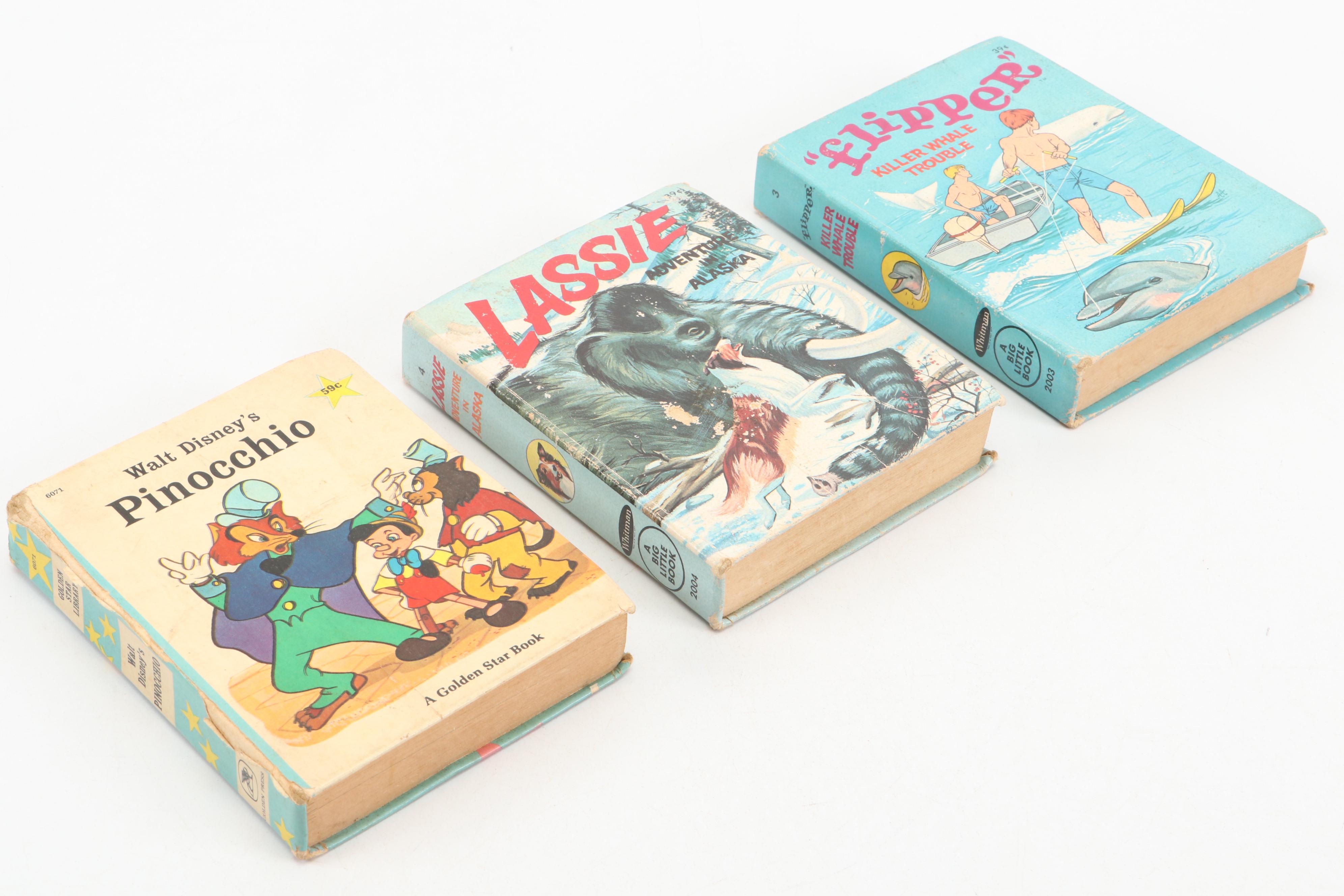 Donald Duck, Batman, Road Runner, and More Big Little Books, Mid-20th Century