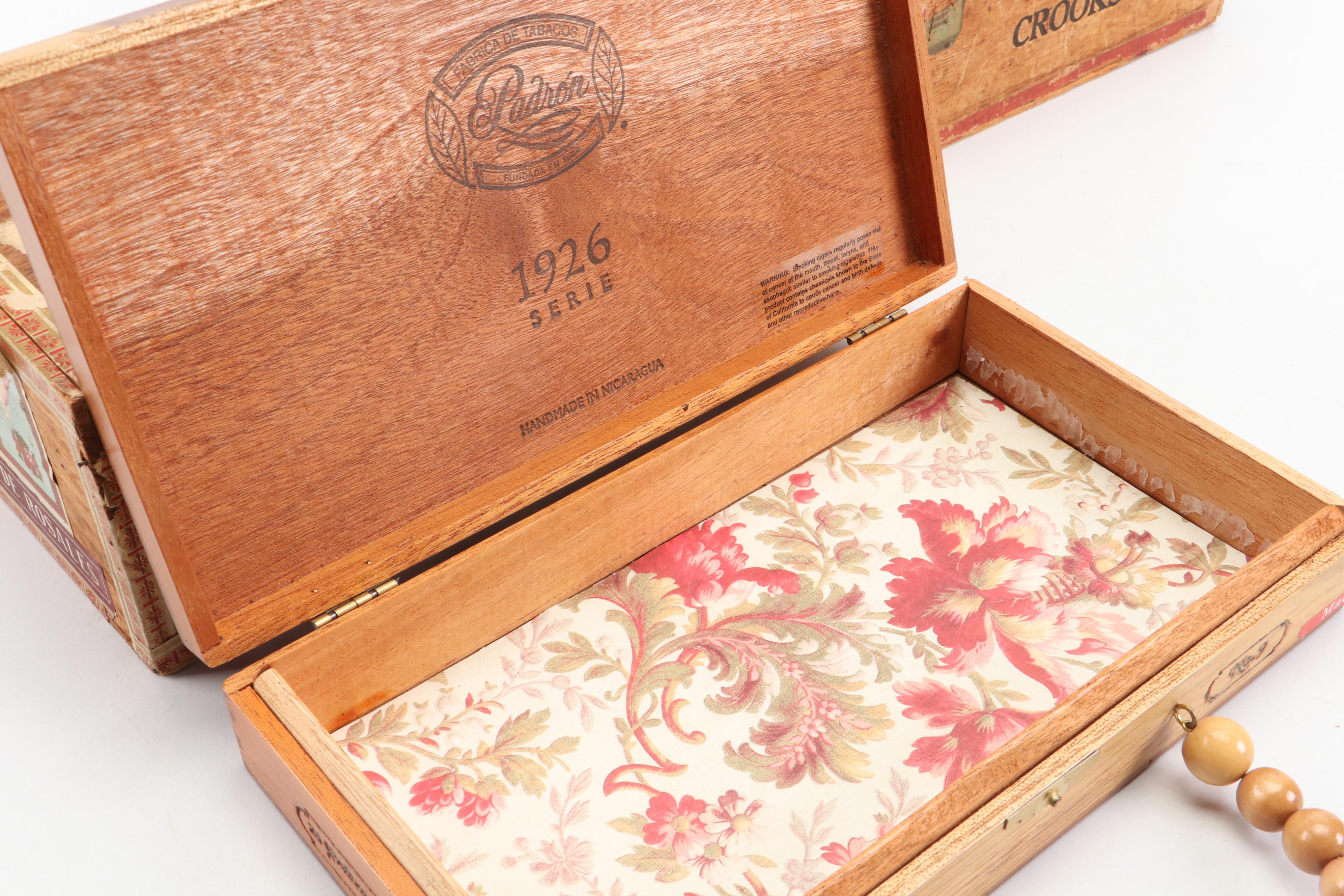 Cigar Box Novelty Hand Purses and More Boxes