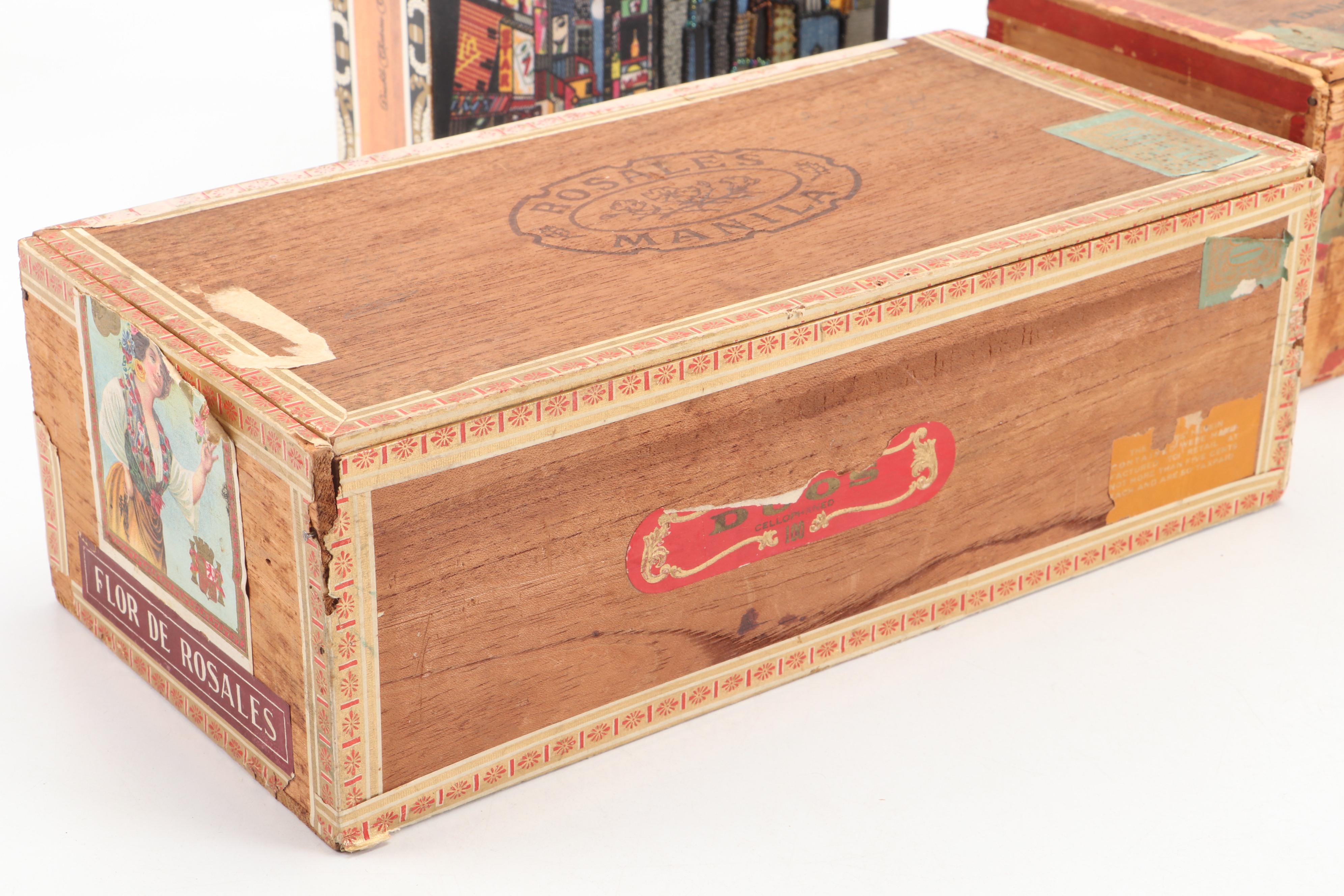 Cigar Box Novelty Hand Purses and More Boxes