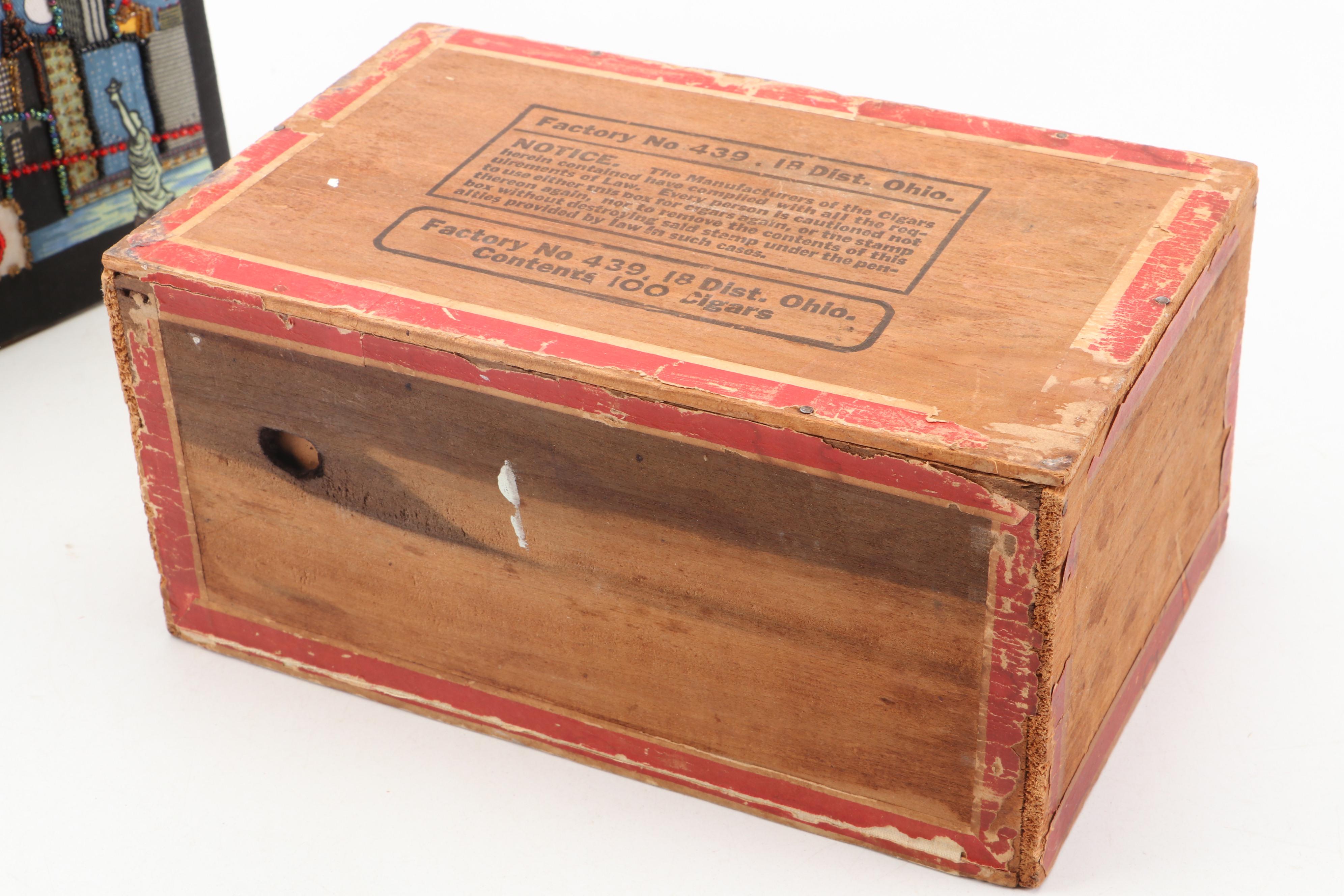 Cigar Box Novelty Hand Purses and More Boxes