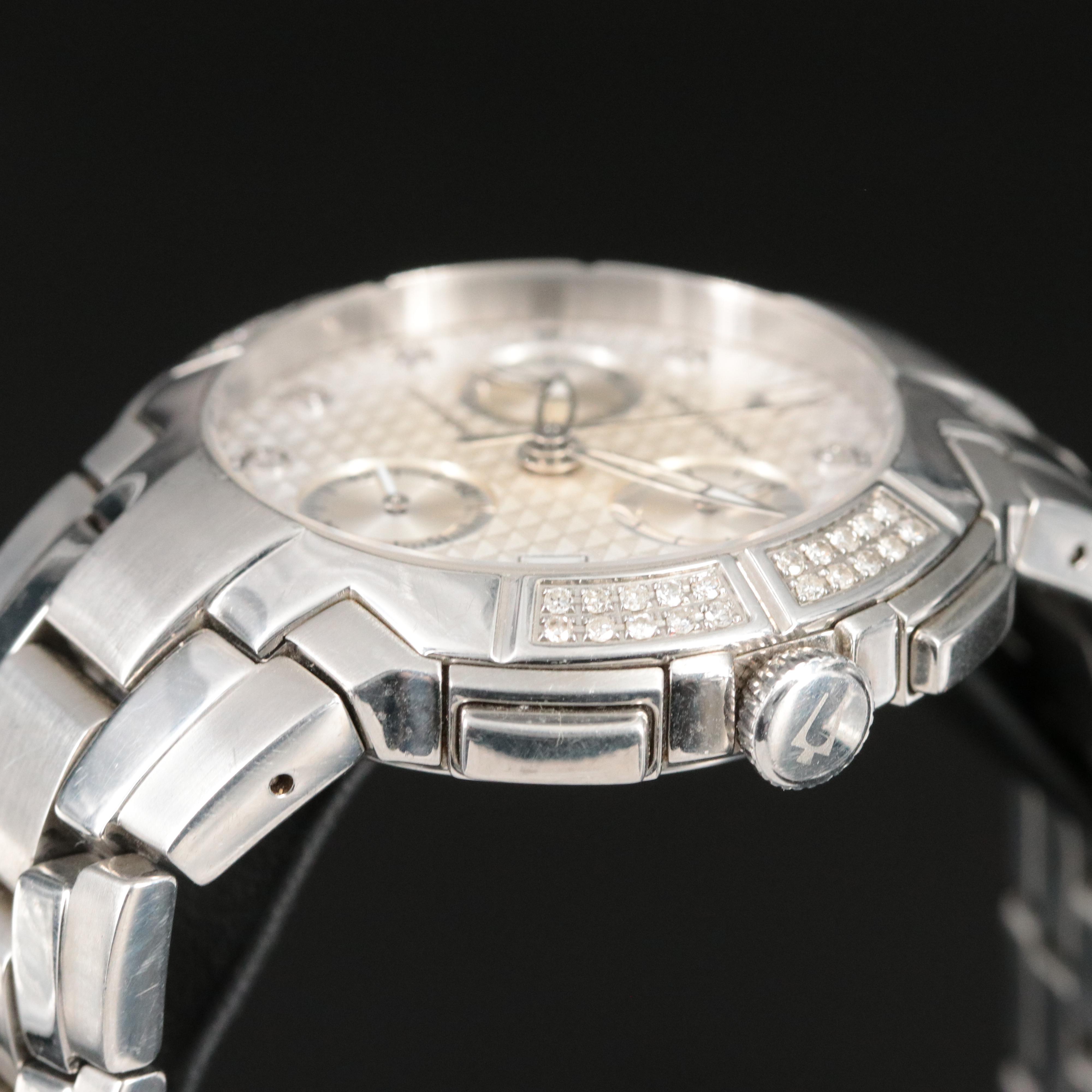 Bulova Accutron Diamond Chronograph Watch