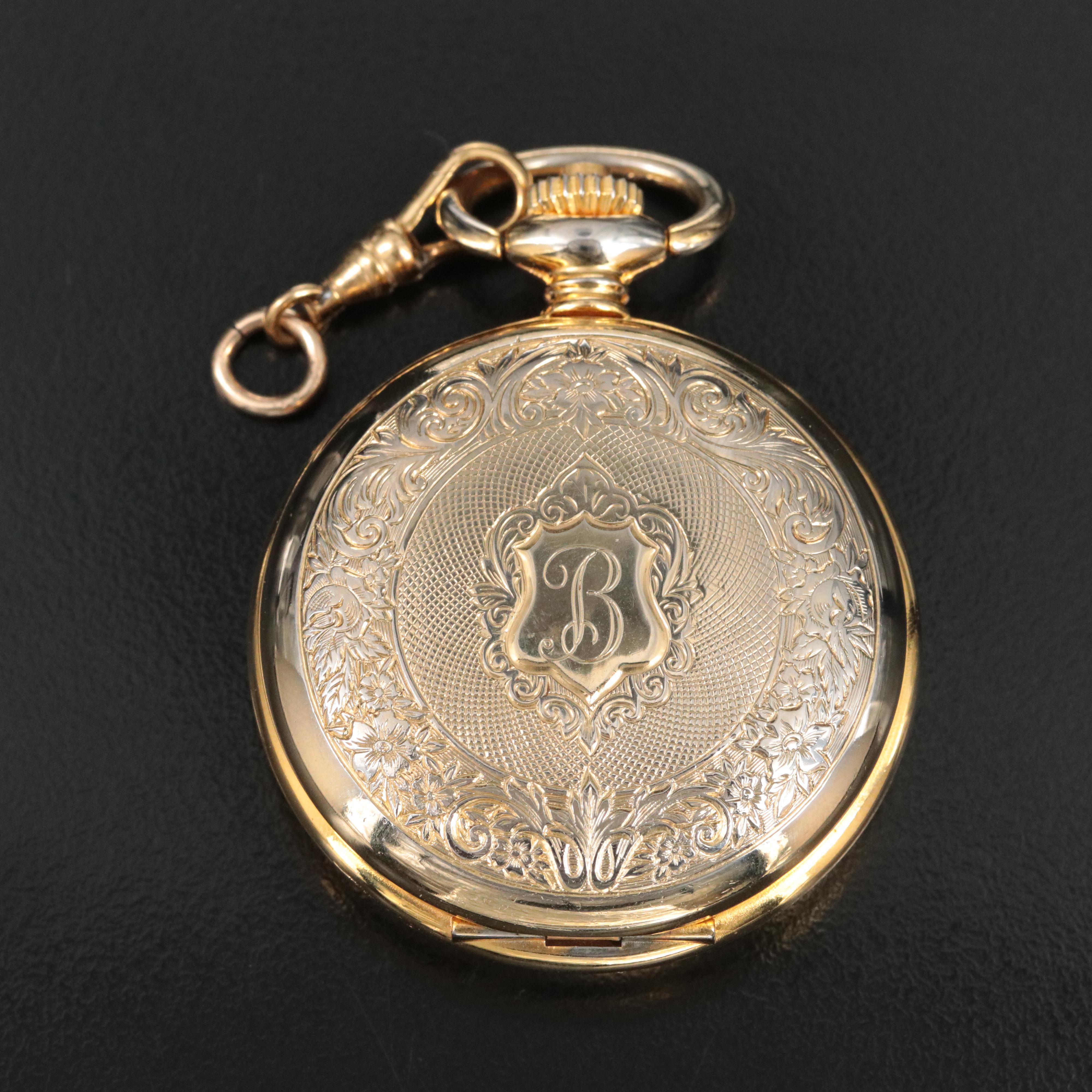 Skeletonized Mechanical Swiss Pocket Watch