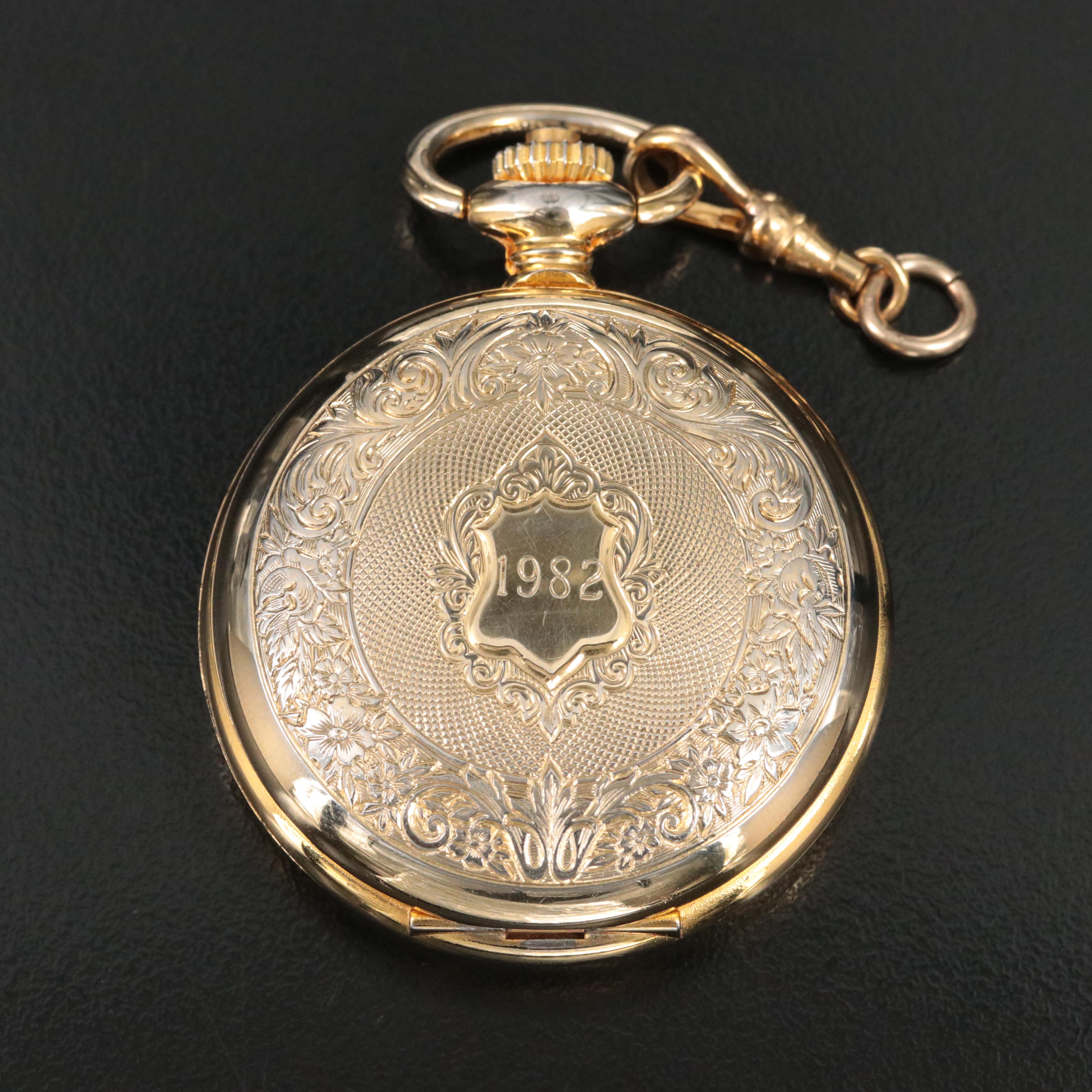 Skeletonized Mechanical Swiss Pocket Watch