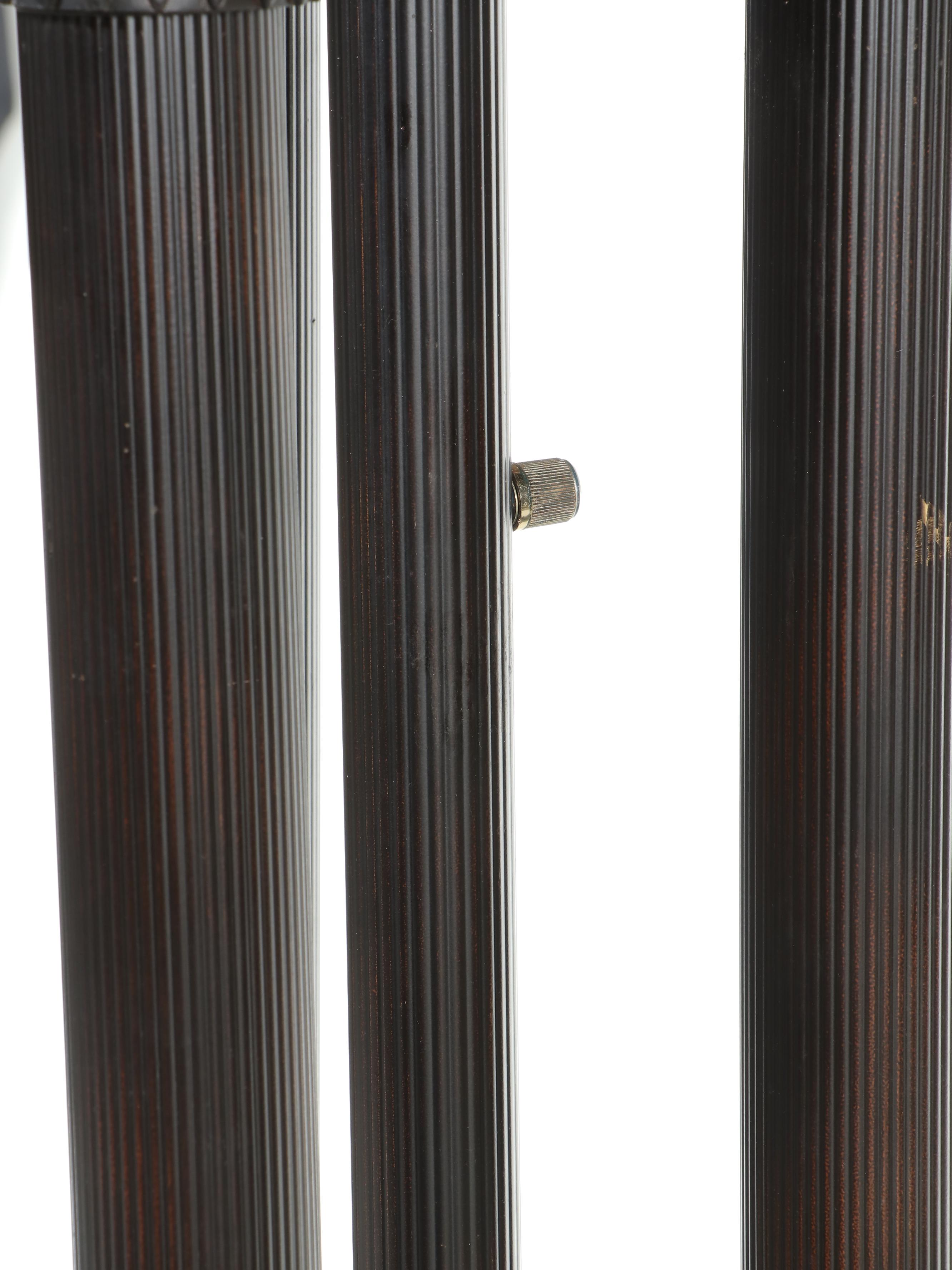 Cheyenne Industries Torchère Floor Lamps Pair with Amber Shades, c. 2003