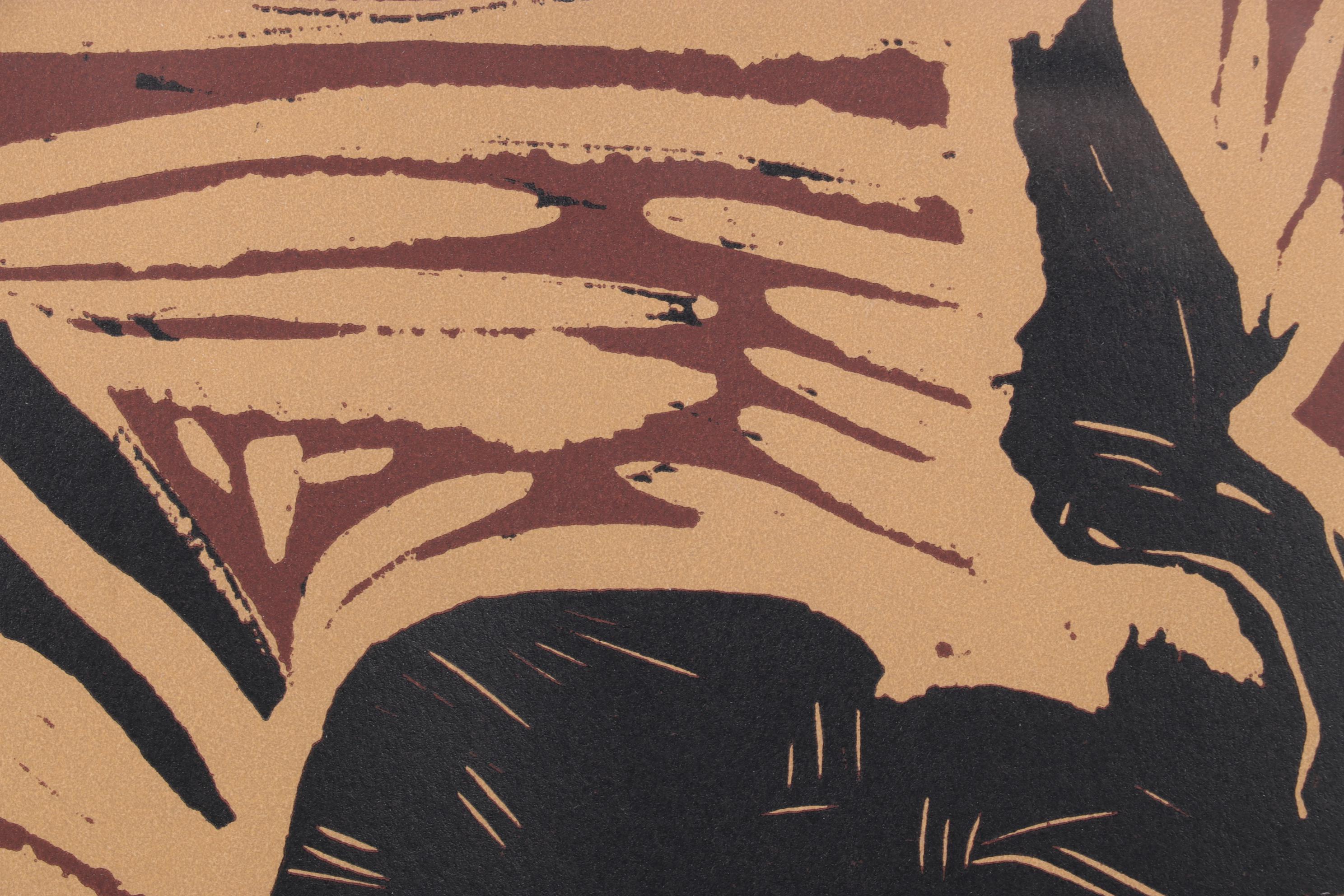 Pablo Picasso Linoleum Cut "The Banderillas," 1962