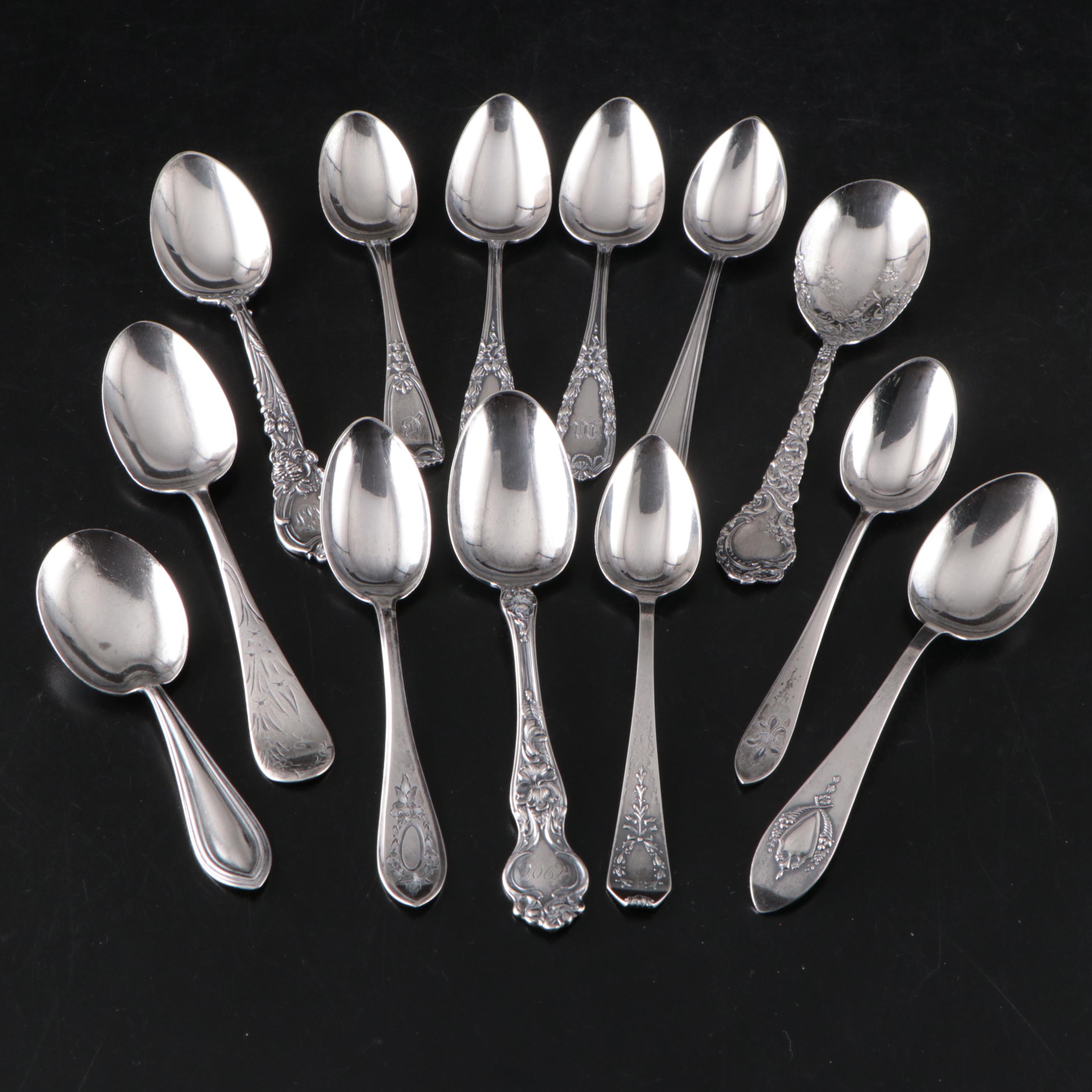 Gorham, Reed & Barton, Wallace Sterling Silver Spoons and Others