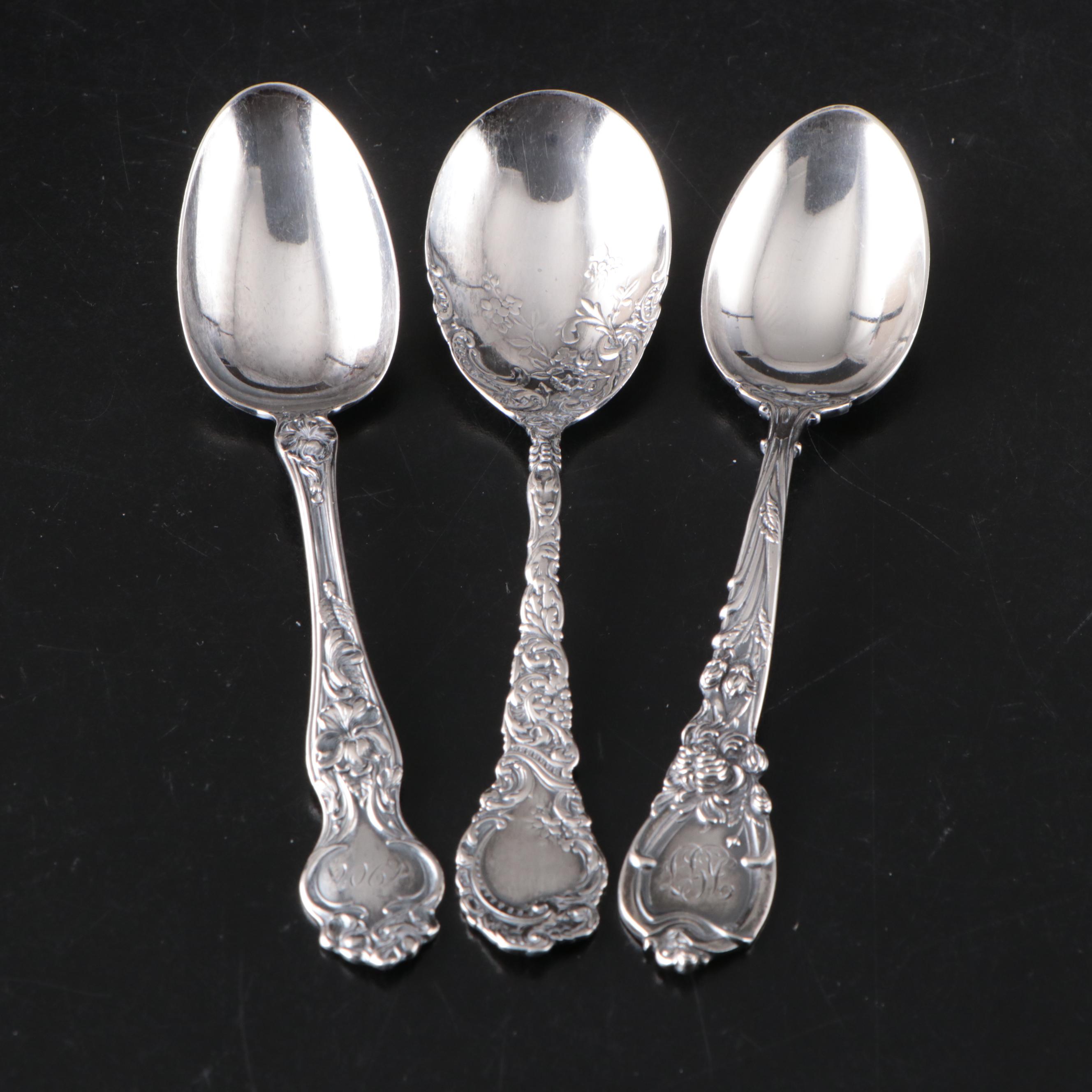 Gorham, Reed & Barton, Wallace Sterling Silver Spoons and Others