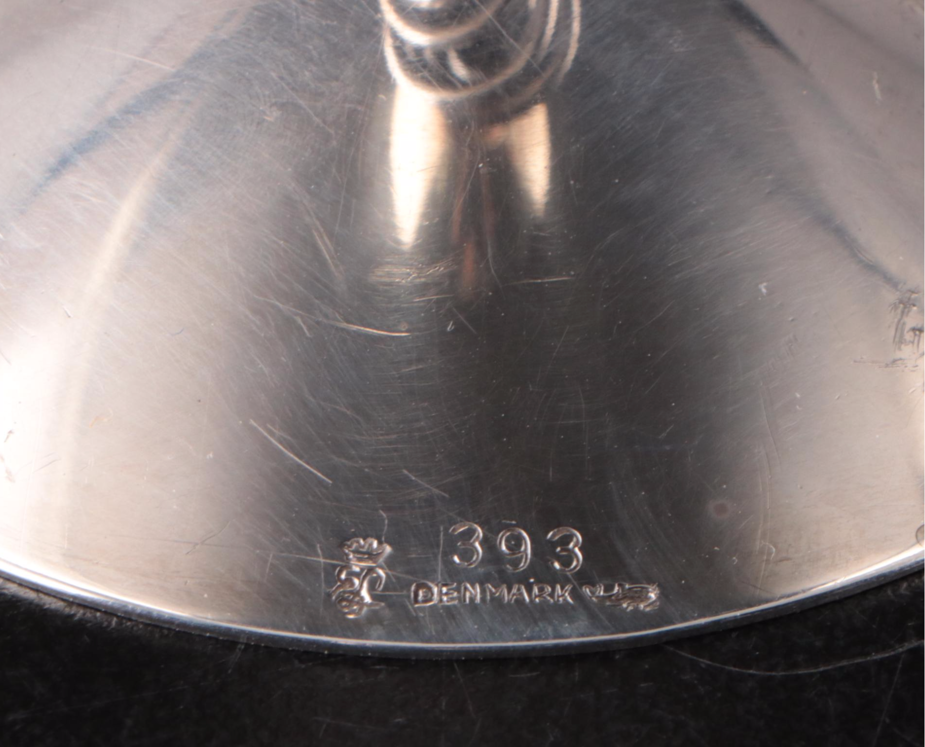 Danish Silver Plate Open Twist Stem Compote