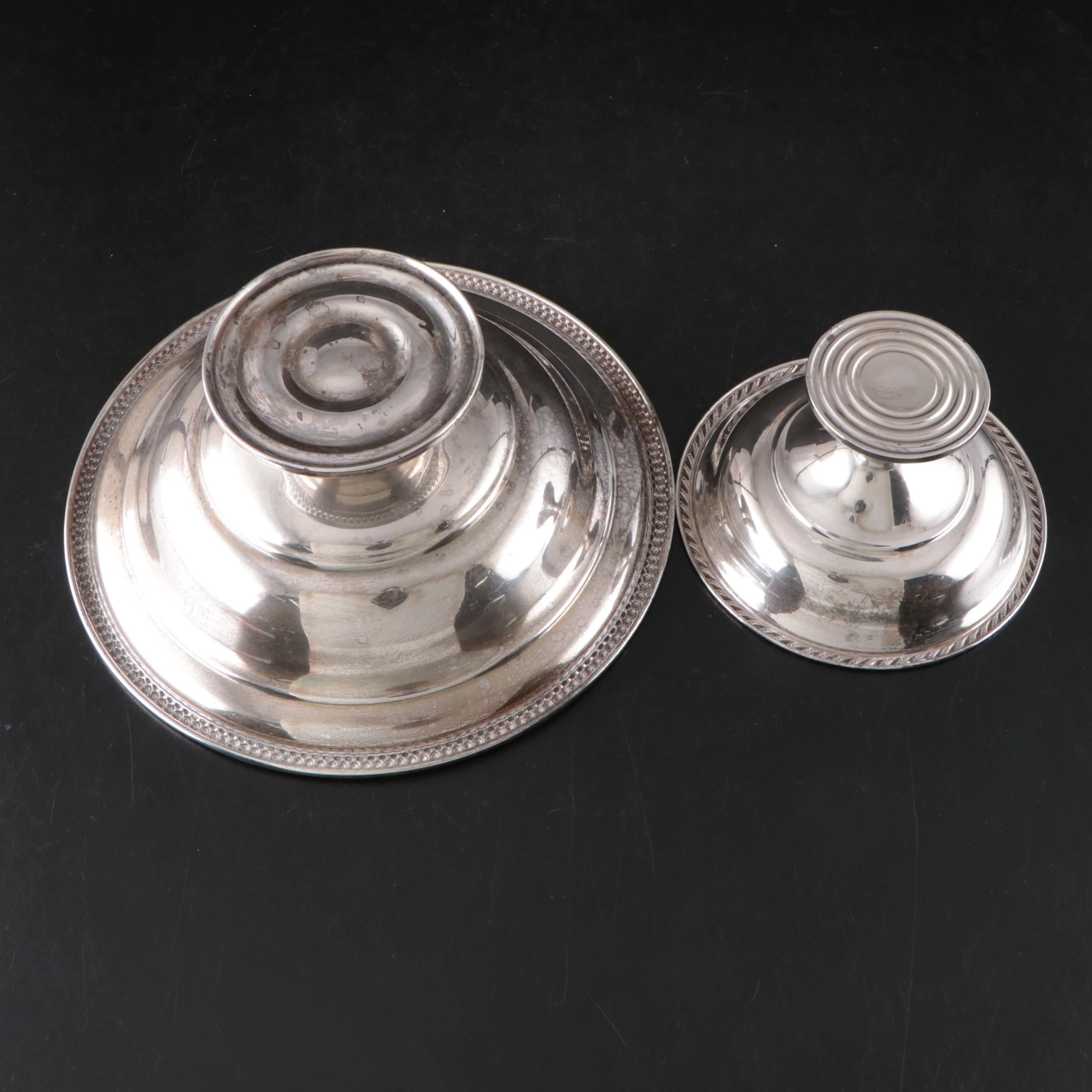 Preisner Sterling Silver Creamer and Sugar with Other Sterling Home Accessories