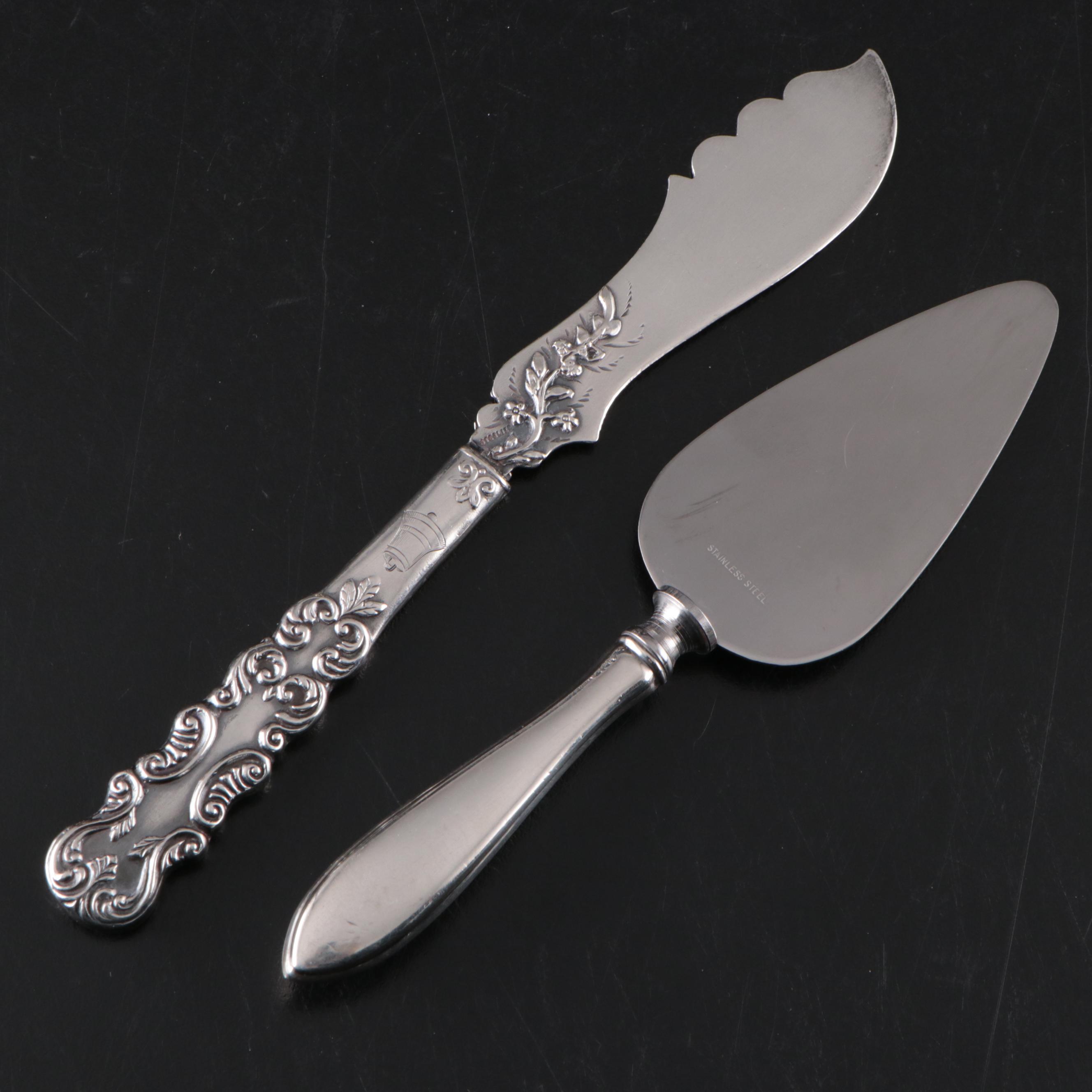 Preisner Sterling Silver Creamer and Sugar with Other Sterling Home Accessories