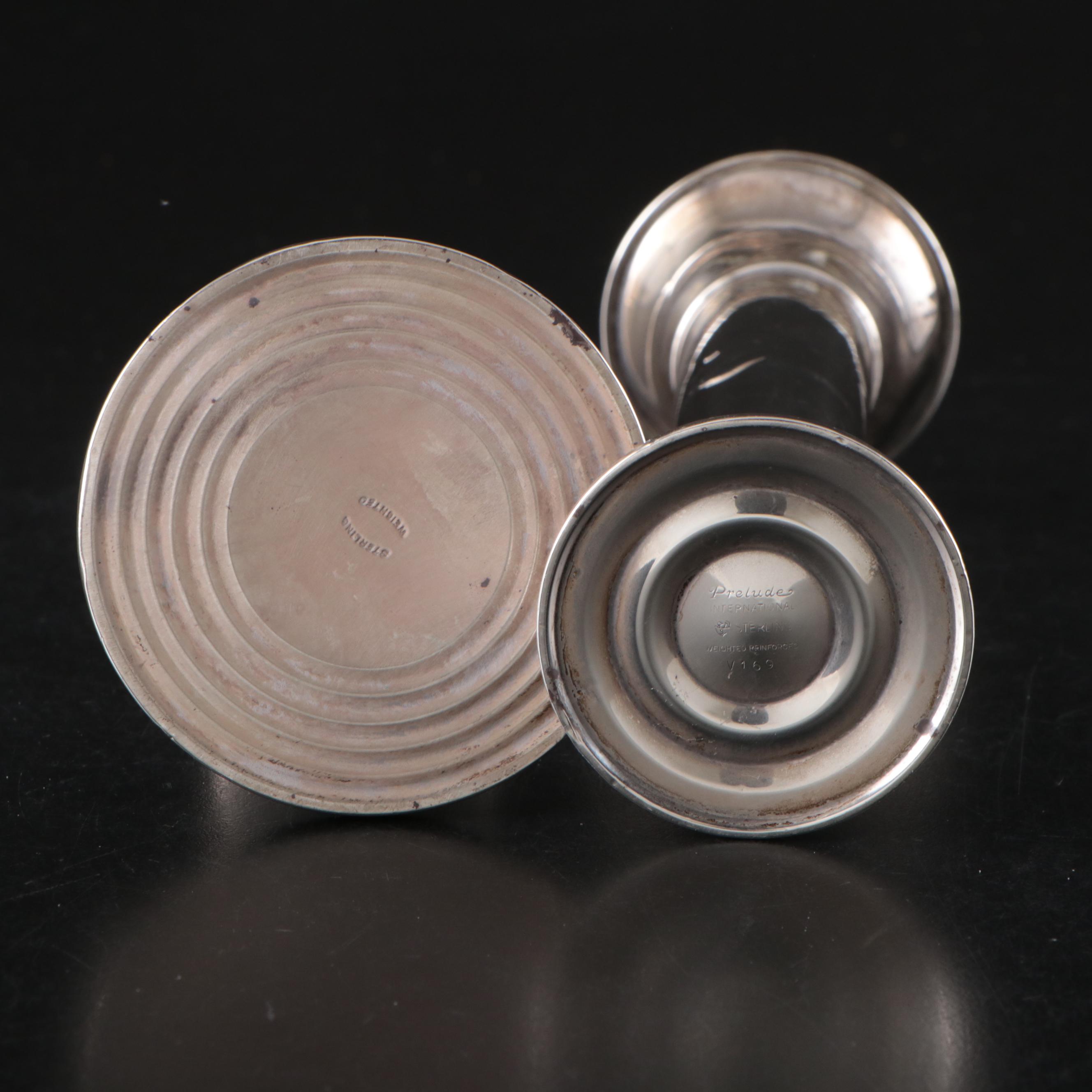 Preisner Sterling Silver Creamer and Sugar with Other Sterling Home Accessories