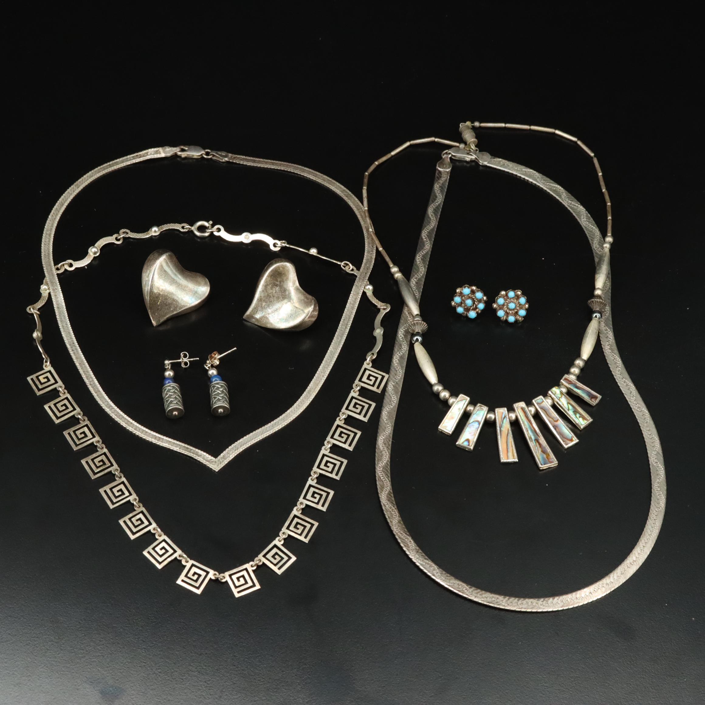 Sterling, Abalone and Lapis Lazuli Featured in Jewelry Collection