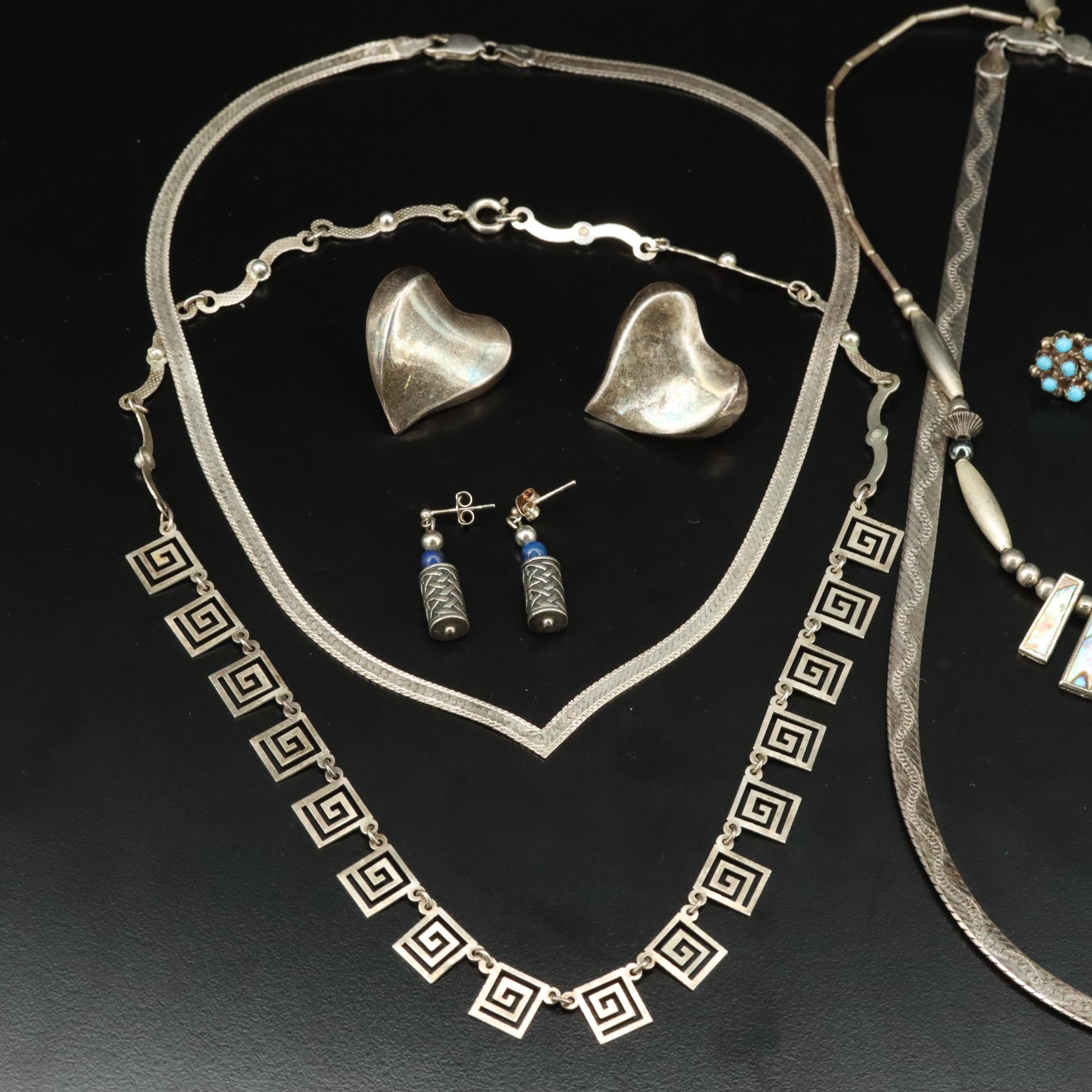 Sterling, Abalone and Lapis Lazuli Featured in Jewelry Collection