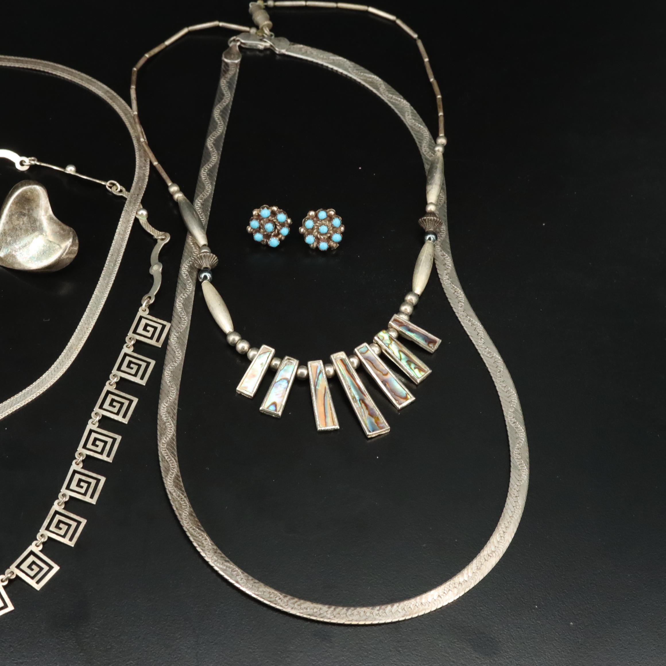 Sterling, Abalone and Lapis Lazuli Featured in Jewelry Collection