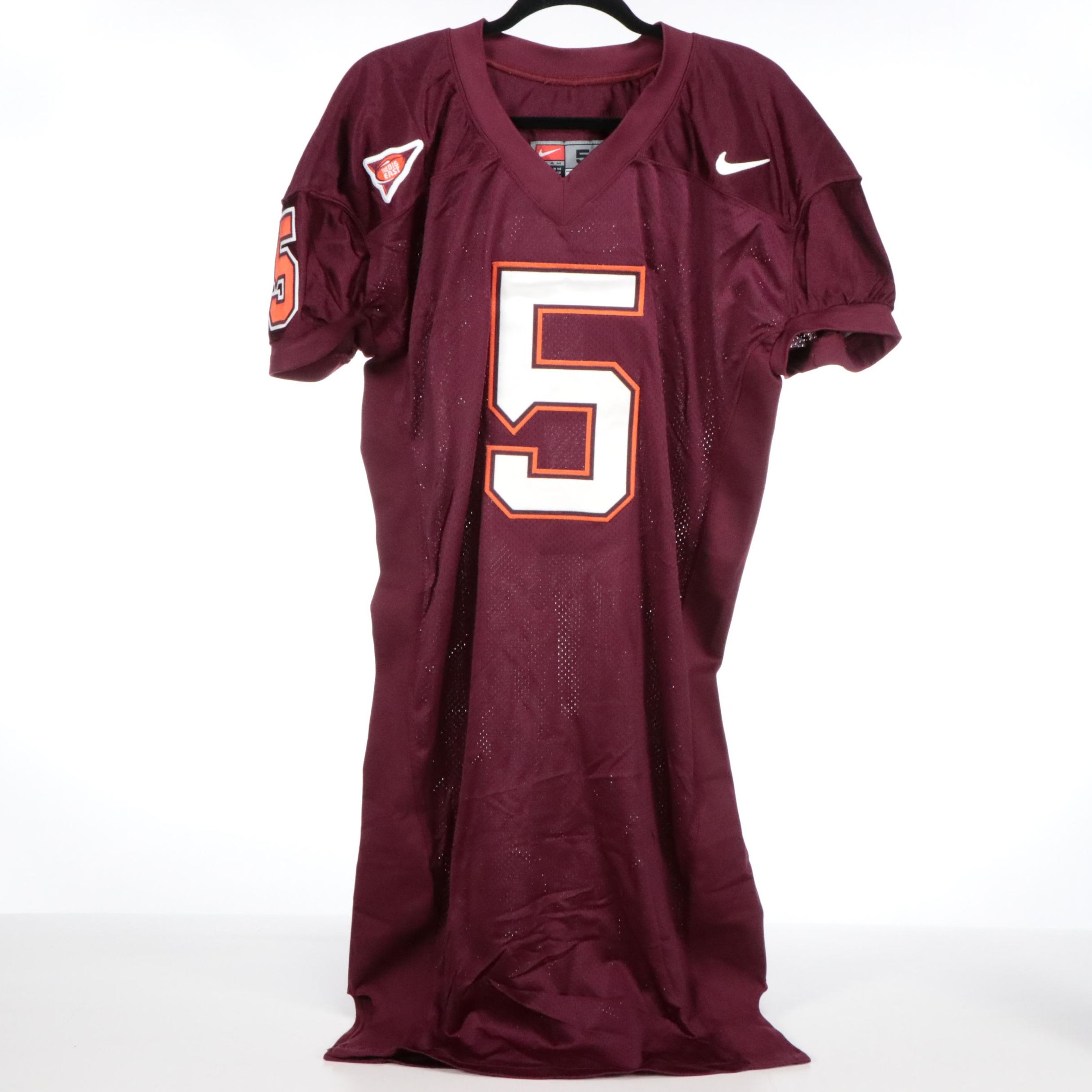 Marcus Vick Player Issued Virginia Tech Jersey with Tyrod Taylor Signed Print