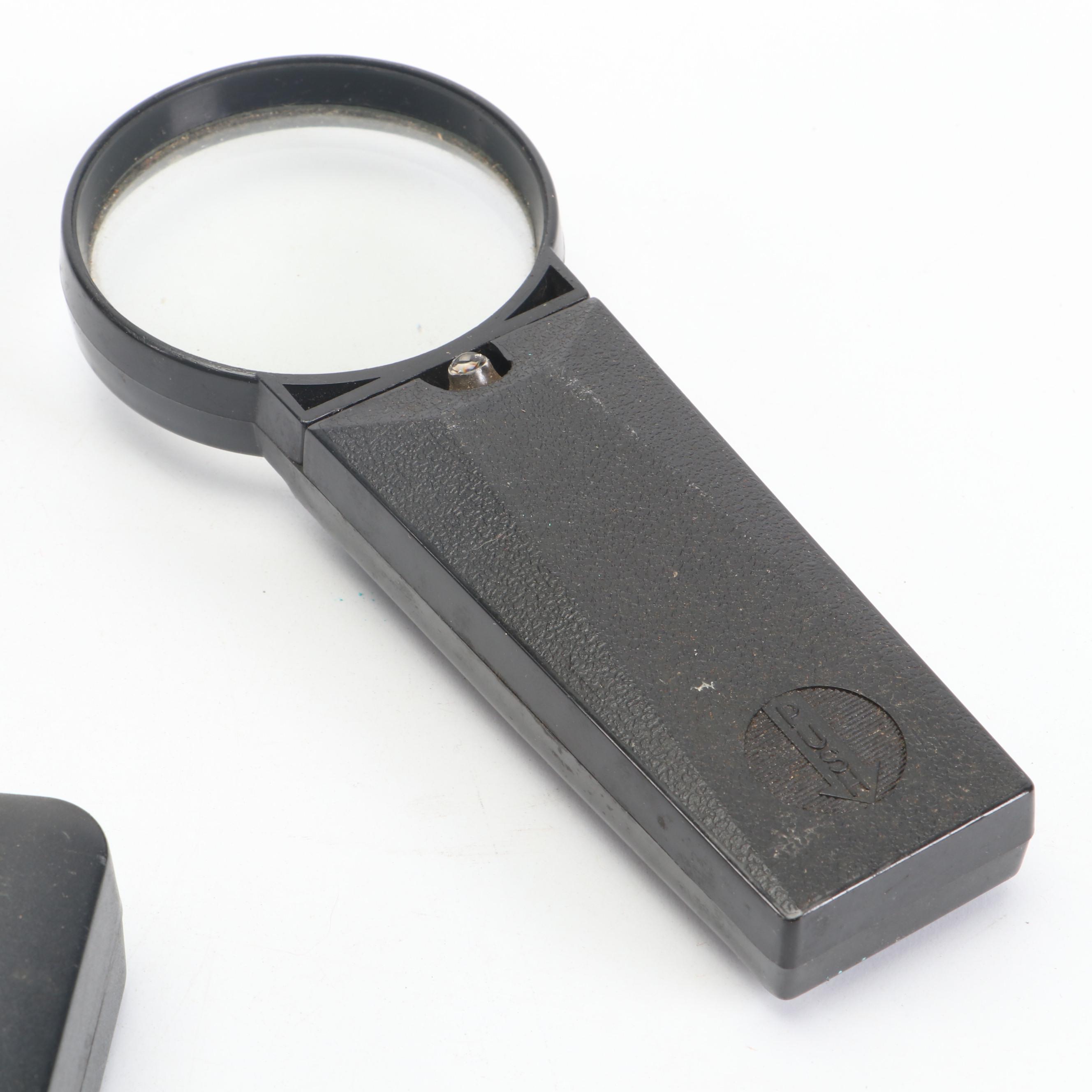 Police 1 Watt Miniature Flashlight with Mini Maglite, Magnifying Glasses, More