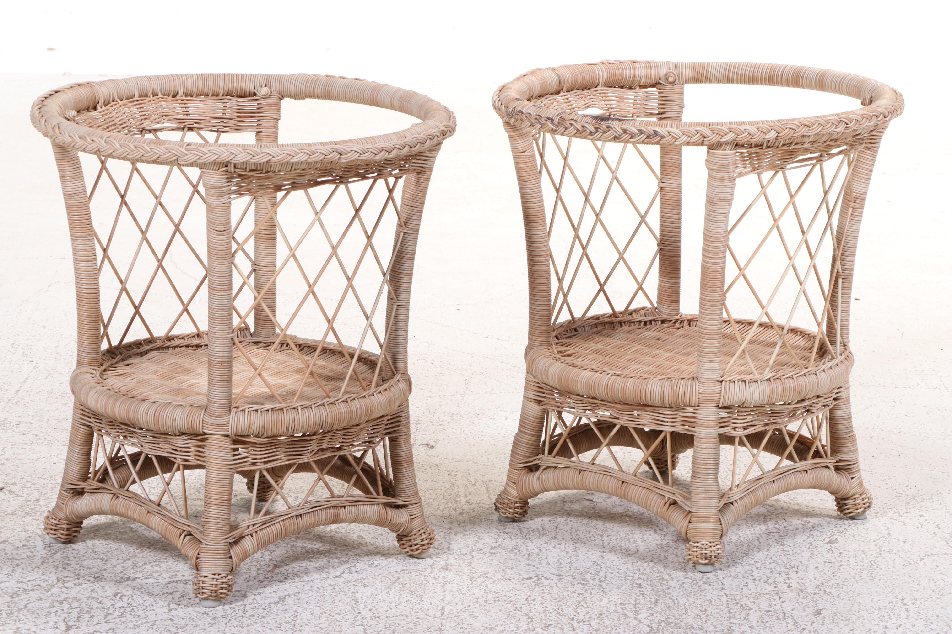 Seven-Piece Resin Wicker Patio Lounge Set