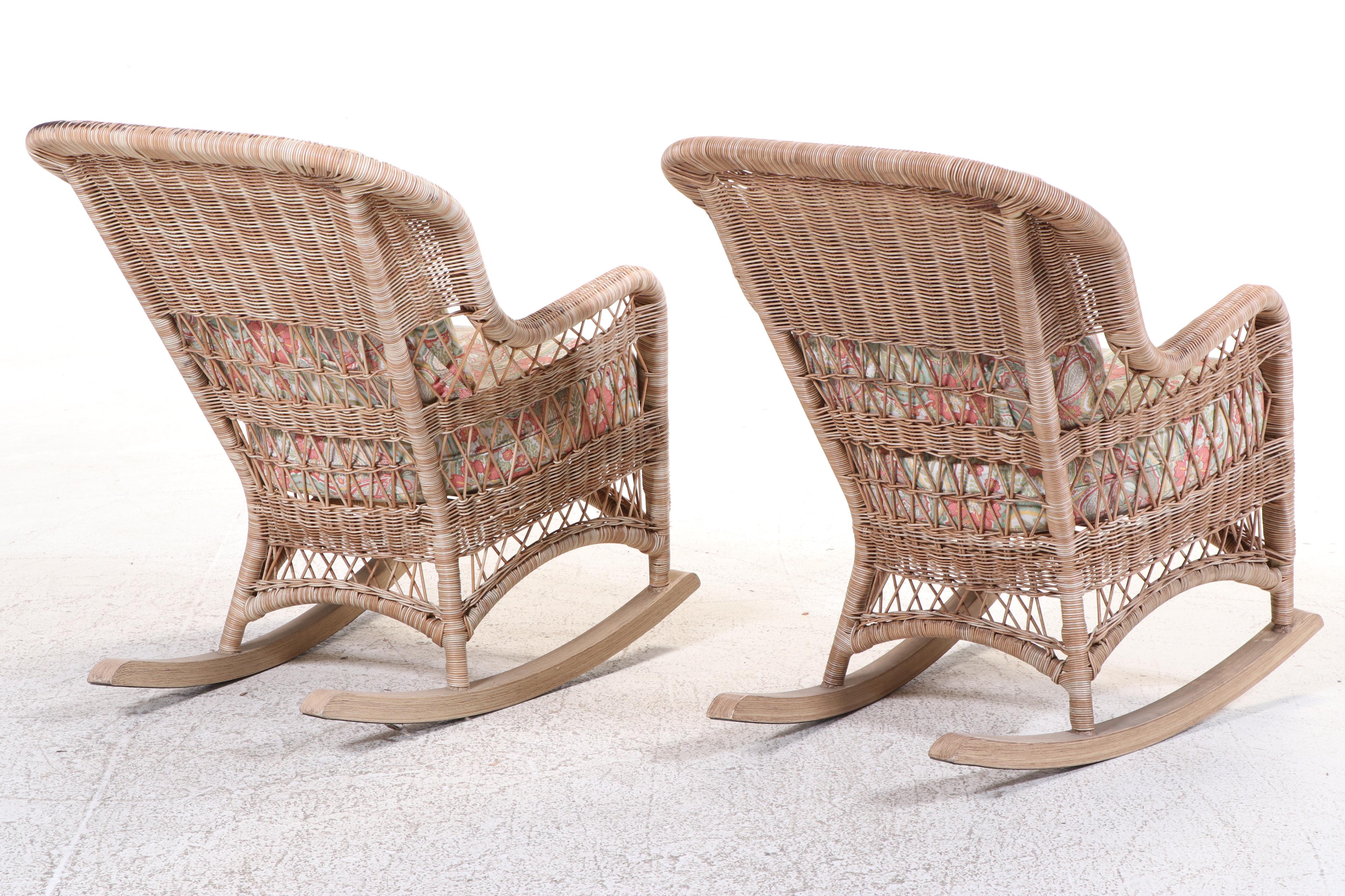 Seven-Piece Resin Wicker Patio Lounge Set