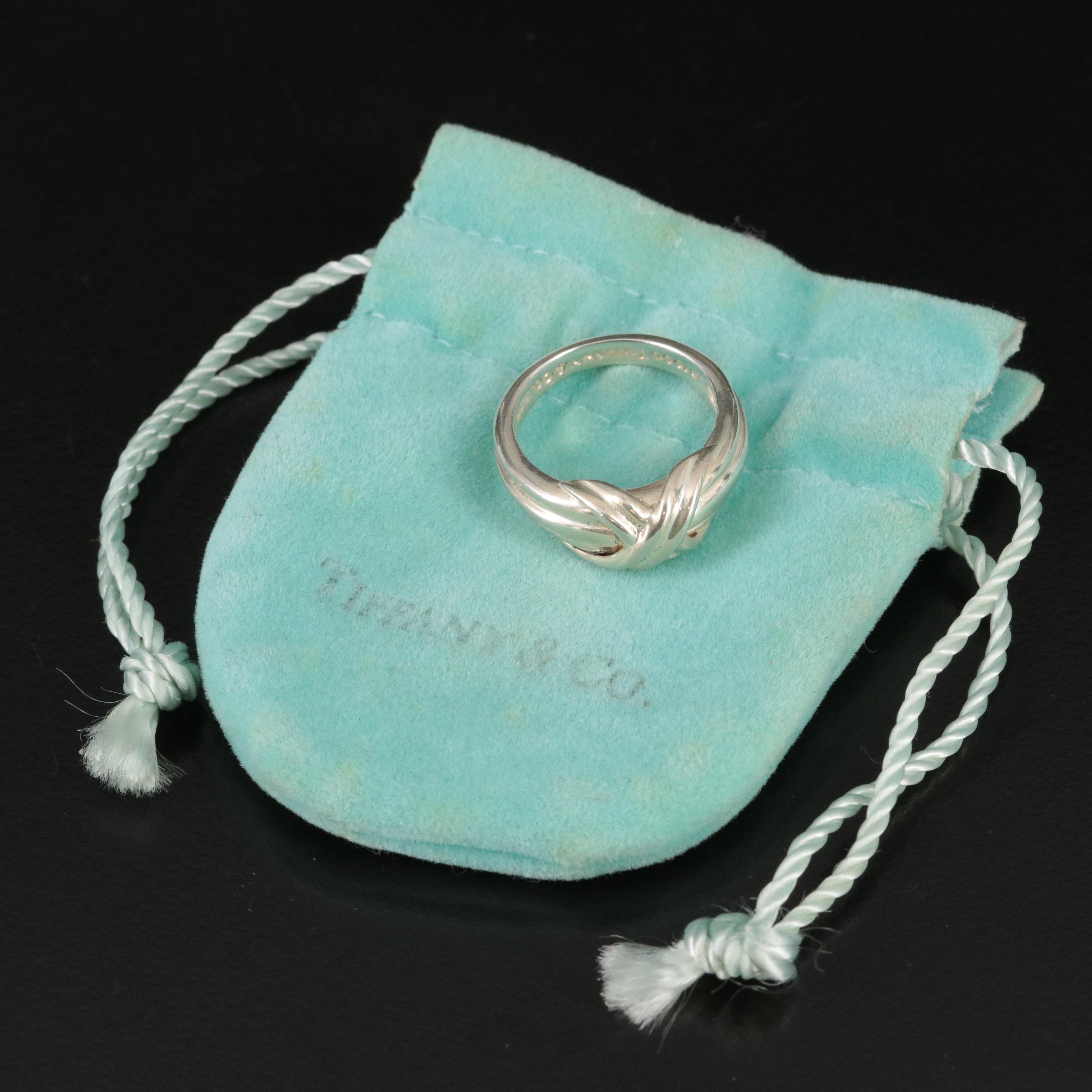 Tiffany & Co. Signature X Sterling Ring