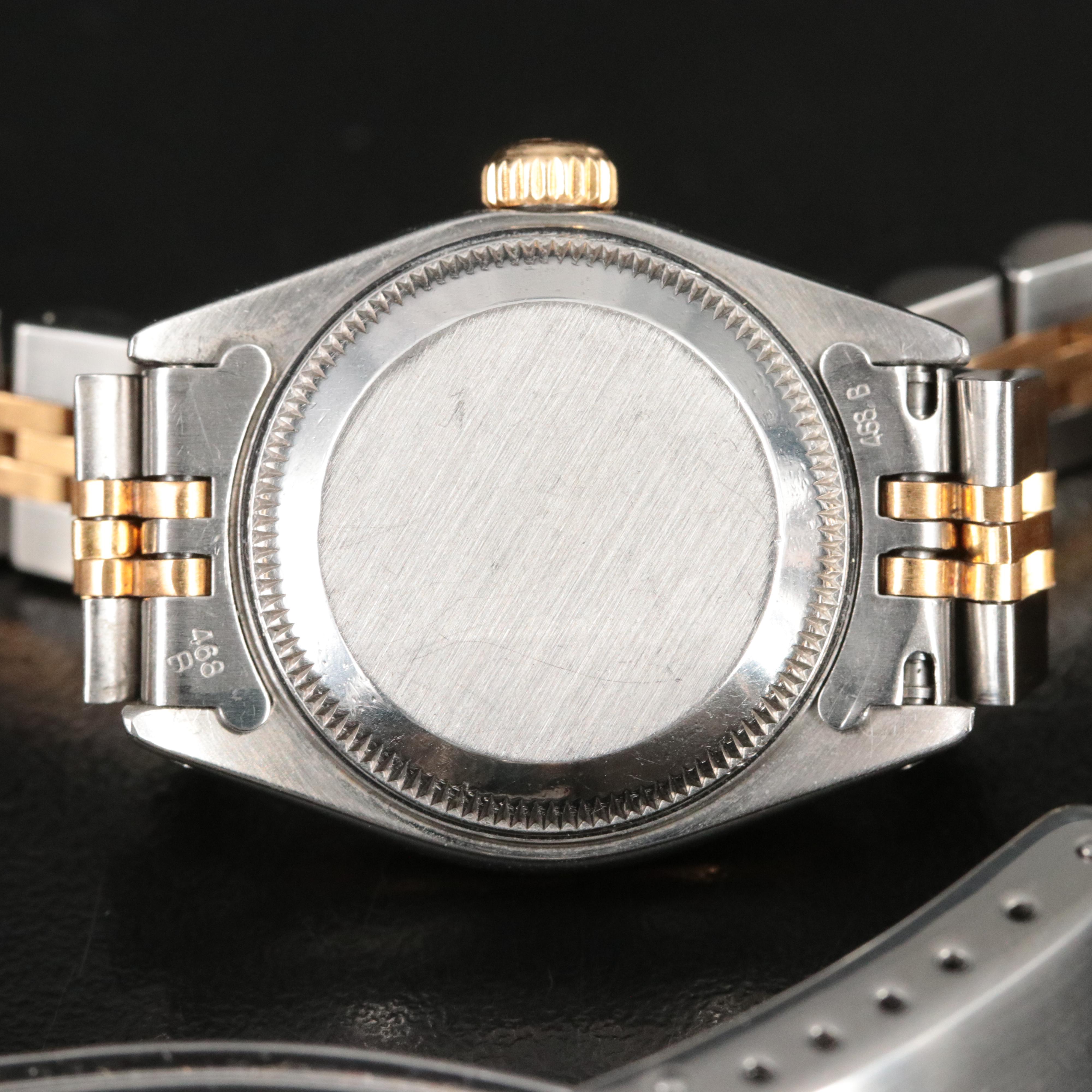 1991 Rolex Black Dial Oyster Perpetual Datejust Watch