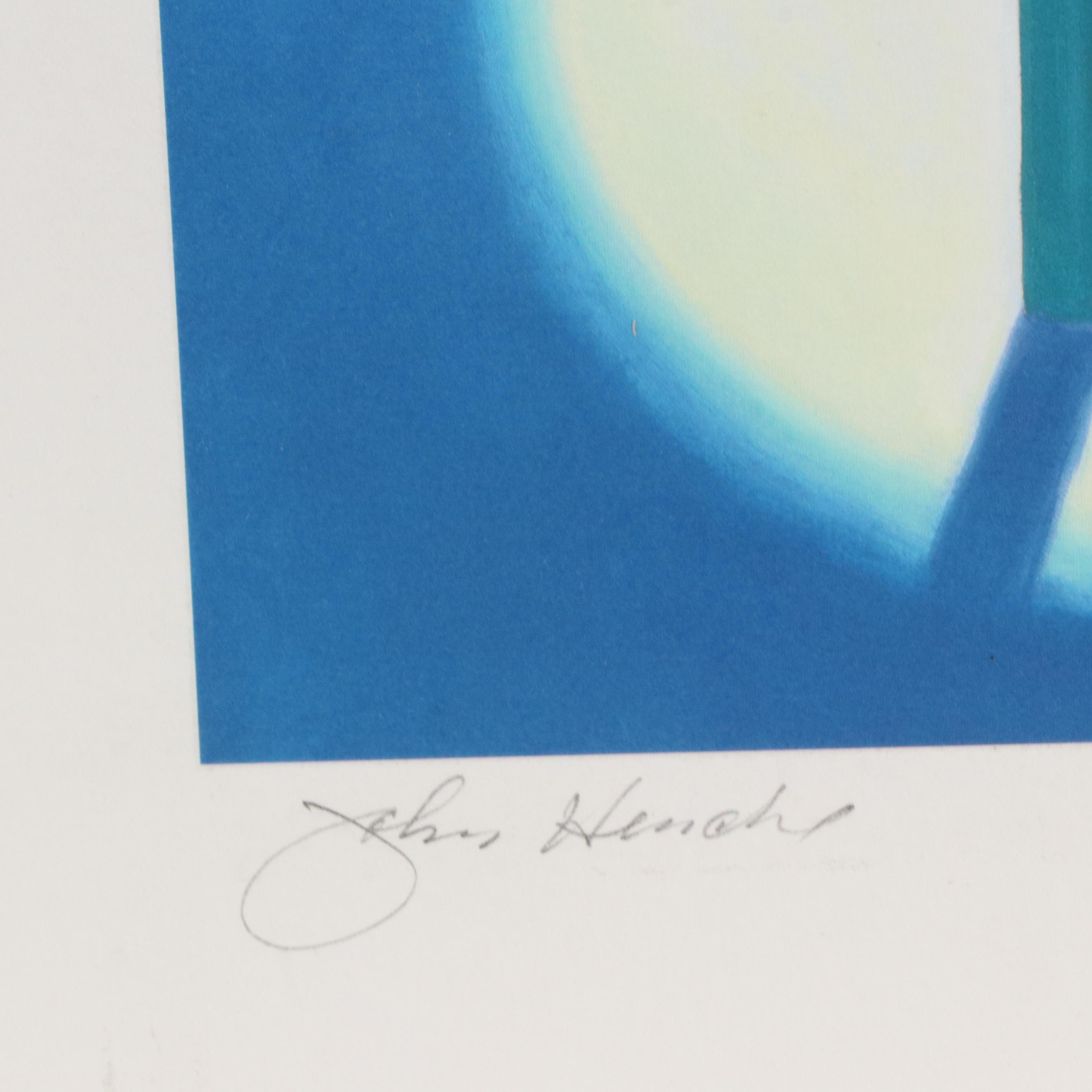 John Hench Photomechanical Print "Millennium Mickey"