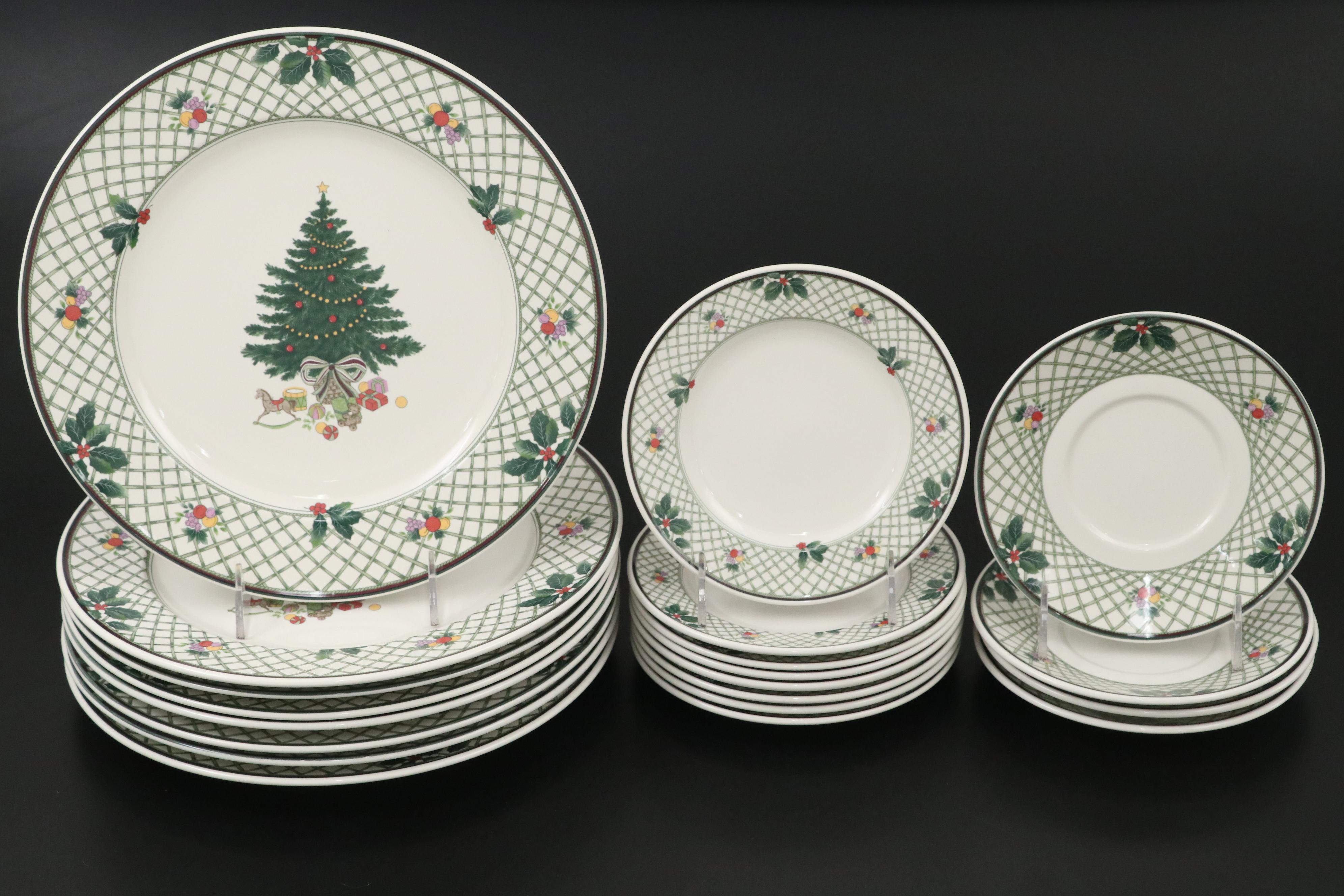 Mikasa Ceramic "Christmas Story" Dinnerware and Serving Pieces, 1993–2004
