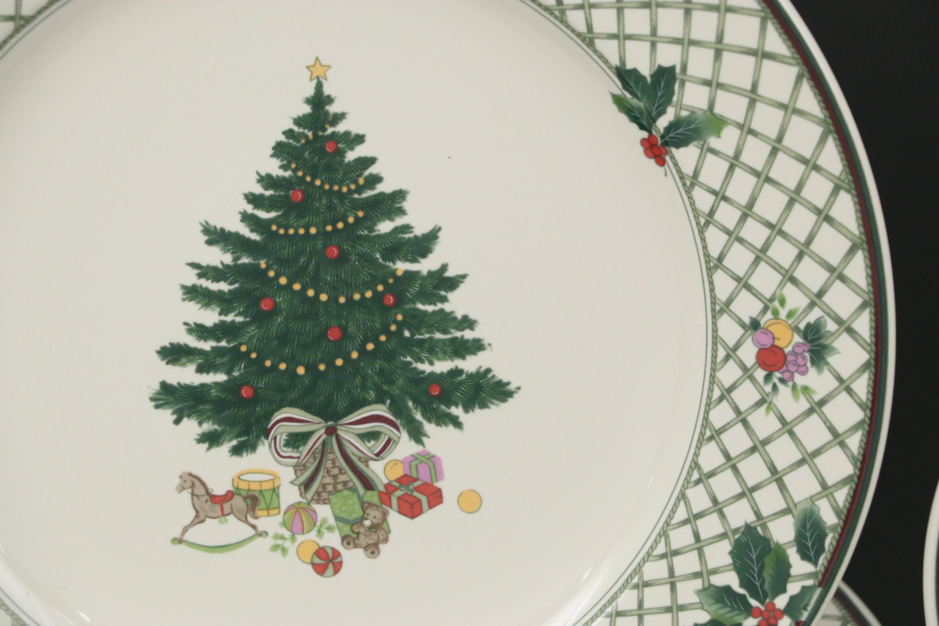 Mikasa Ceramic "Christmas Story" Dinnerware and Serving Pieces, 1993–2004