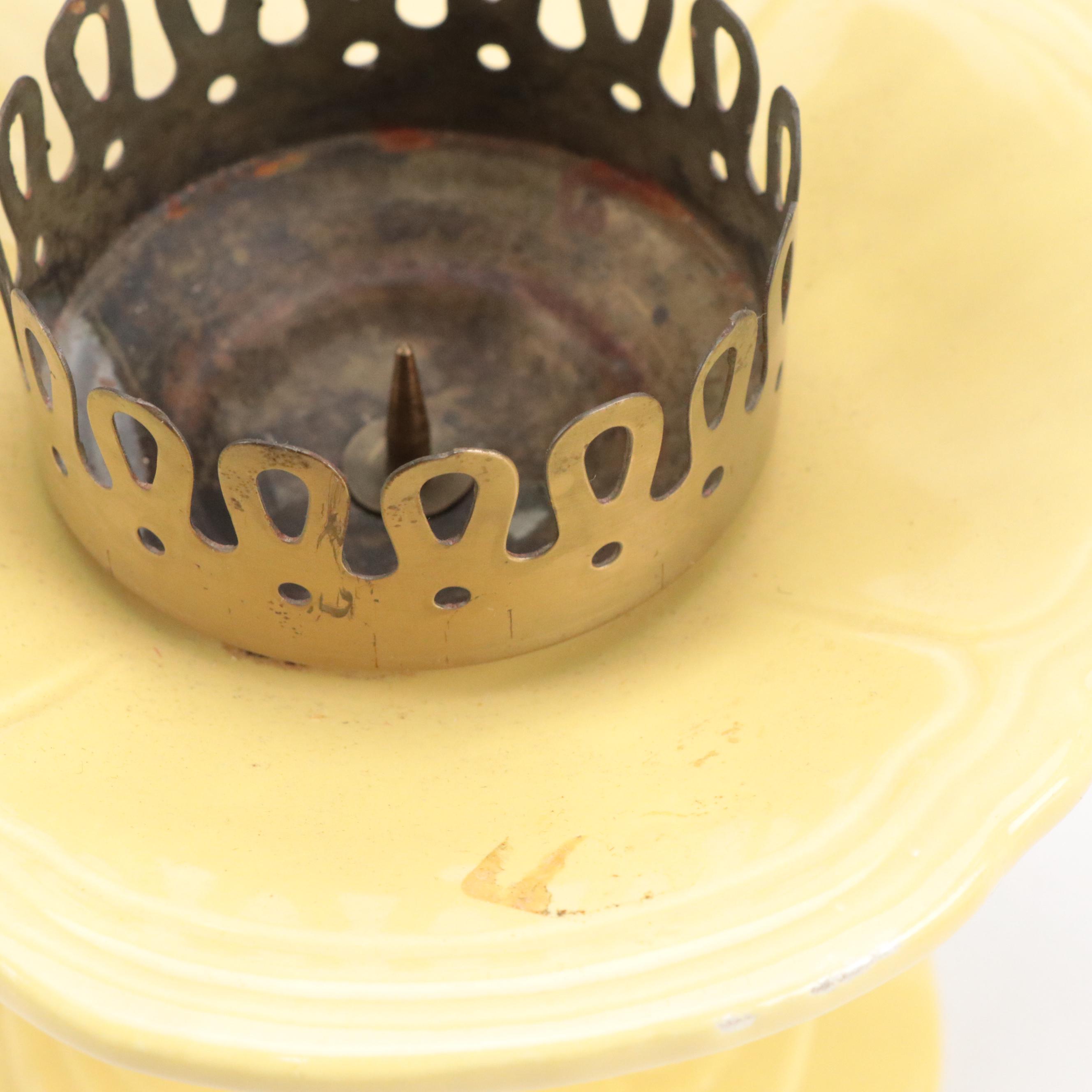 Russell Wright, Franciscan Tableware, Federalist Candlesticks, Hurricane Lantern